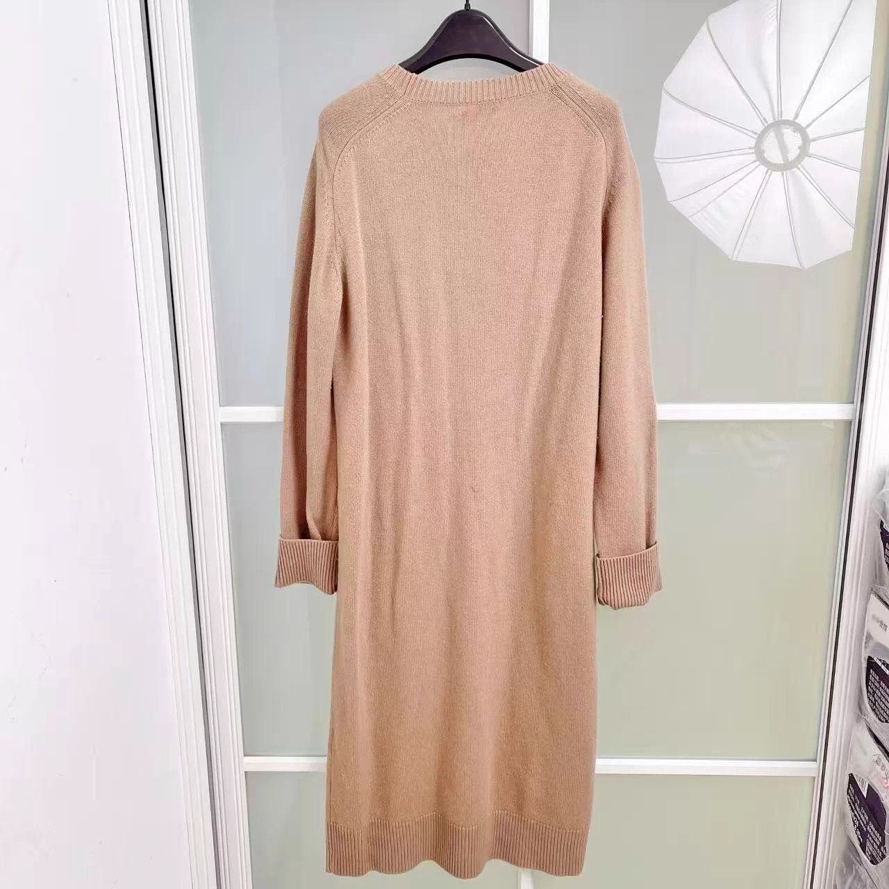 Unknown London S'Max Mara Camel Cashmere Wool Knit Dress 98% New Size S / US 4 / IT 40 - 1 Thumbnail