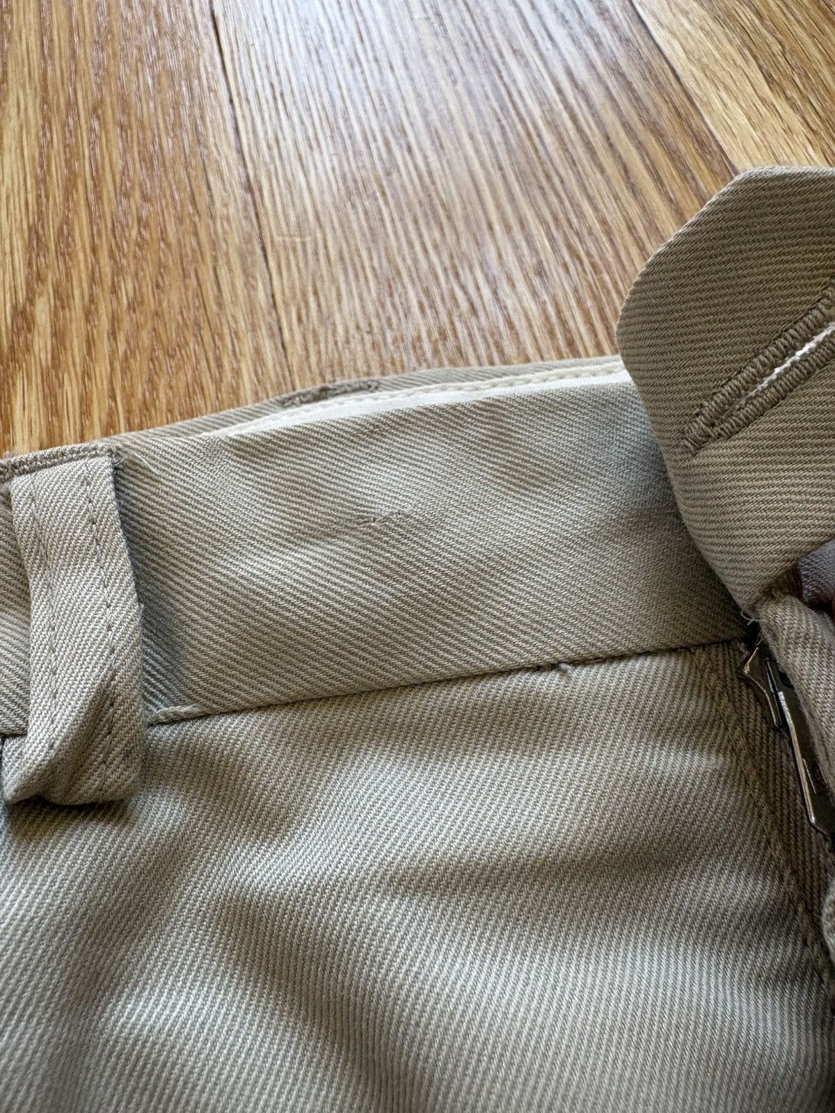 Lacoste Chemise Lacoste Vintage 80s 90s Ivory Tan Chinos Golf 36x31 Size US 36 / EU 52 - 10 Thumbnail