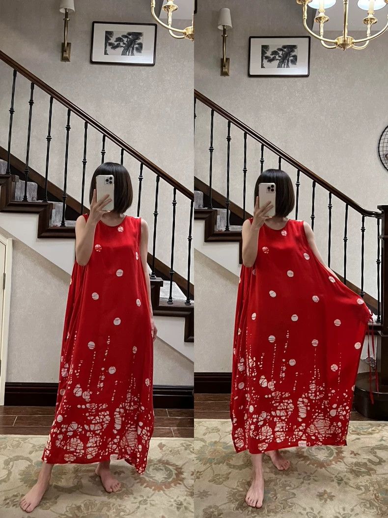 Issey Miyake Issey Miyake Red dress Size M / US 6-8 / IT 42-44 - 7 Thumbnail