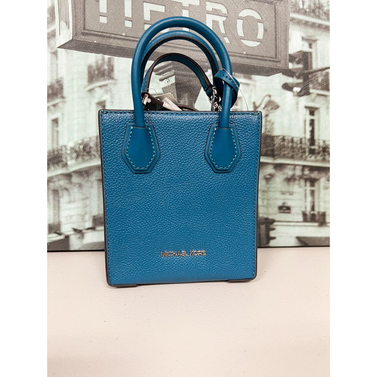 Michael Kors Michael Kors 35H1SM9C0L Mercer Extra-Small Pebbled Leather Size ONE SIZE - 1 Thumbnail