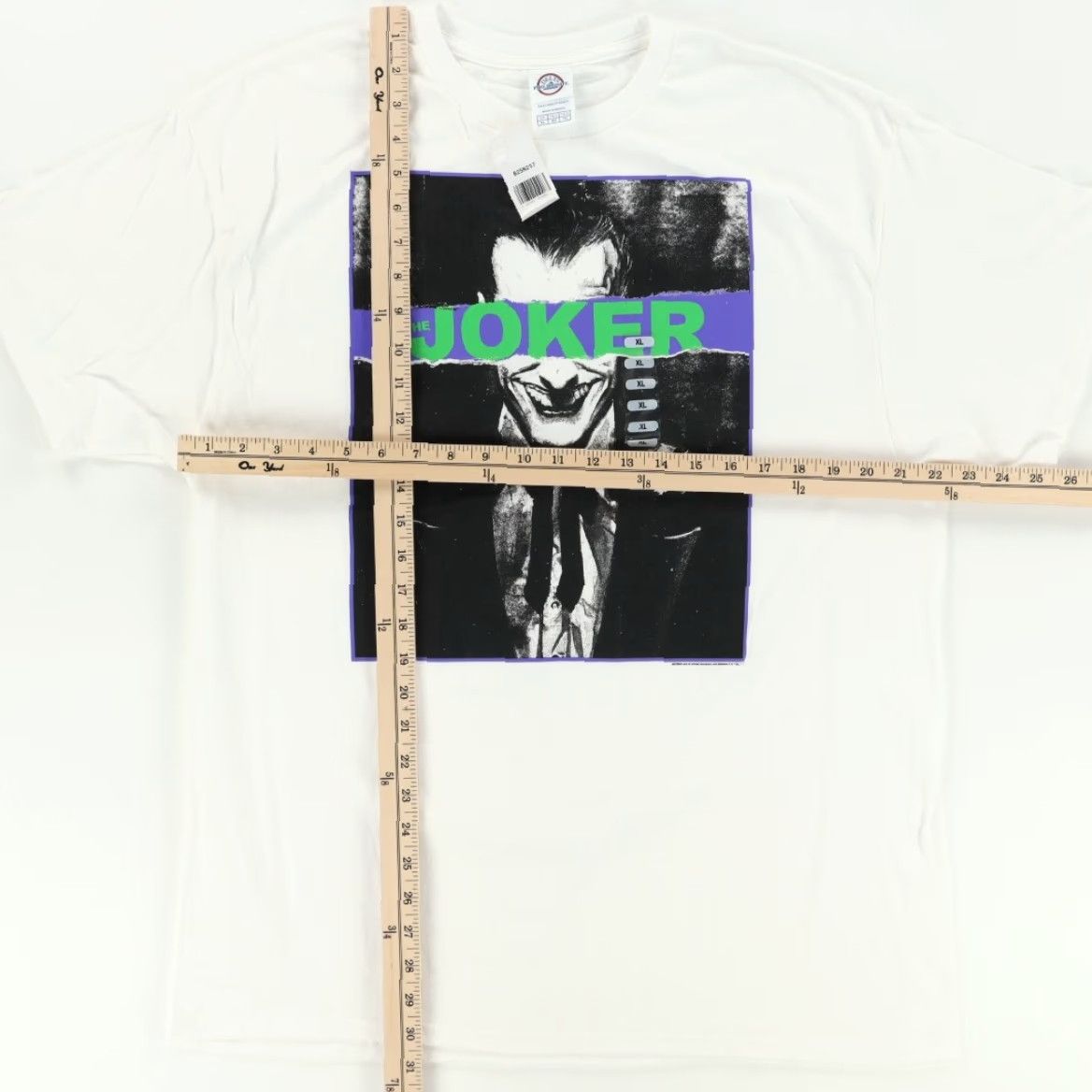 Delta Delta The Joker Joaquin Phoenix Solid T-Shirt White Men's XL Shirt Size US XL / EU 56 / 4 - 3 Thumbnail