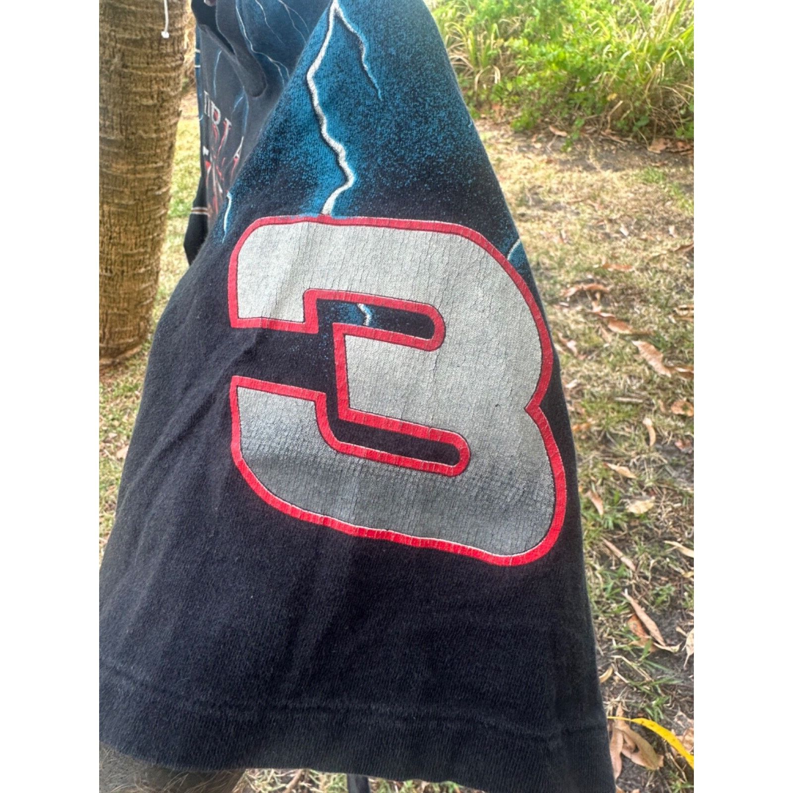 Harley Davidson Vintage Dale Earnhardt 'The Black Knight' NASCAR T-Shirt XL Size US XL / EU 56 / 4 - 3 Thumbnail