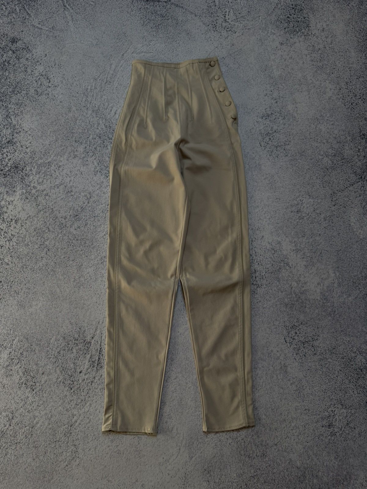 Marithe + Francois Girbaud Archive Rick Owens,LGB Opium Style High Corset Pants Size 27" / US 4 / IT 40 - 3 Thumbnail