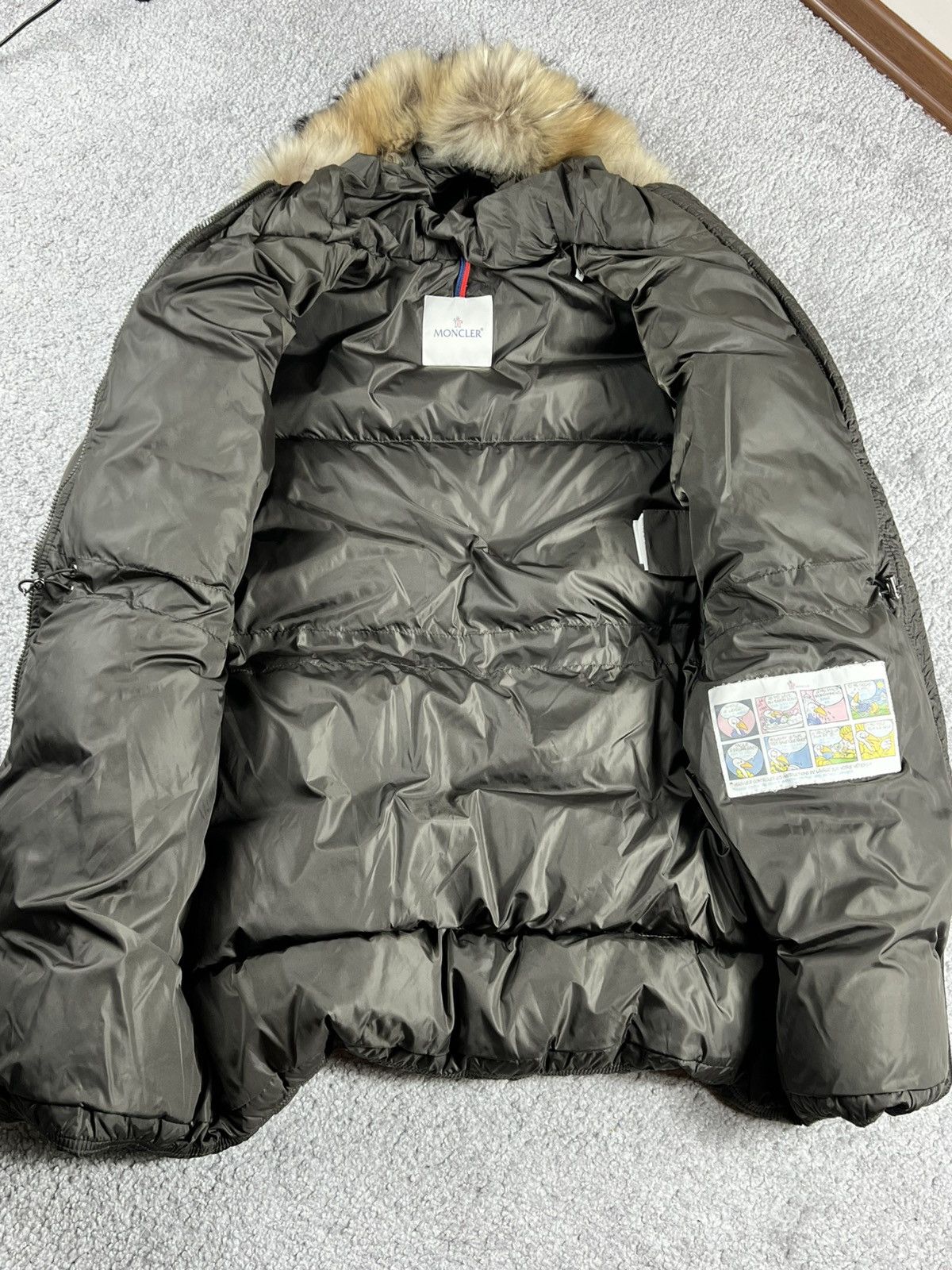 Moncler Moncler Racoon Fur Green Gueran Parka Size 1 Size S / US 4 / IT 40 - 12 Thumbnail