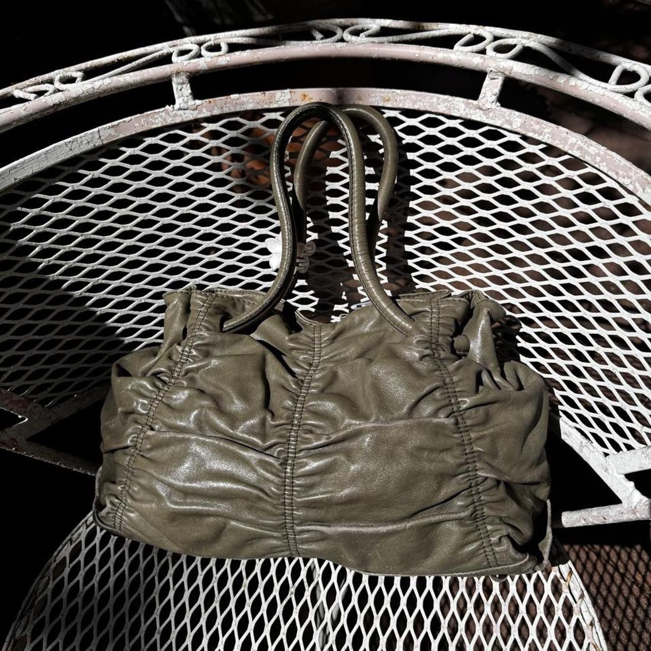 Furla Greyish-Green Scrunched Furla Bag Size ONE SIZE - 2 Thumbnail