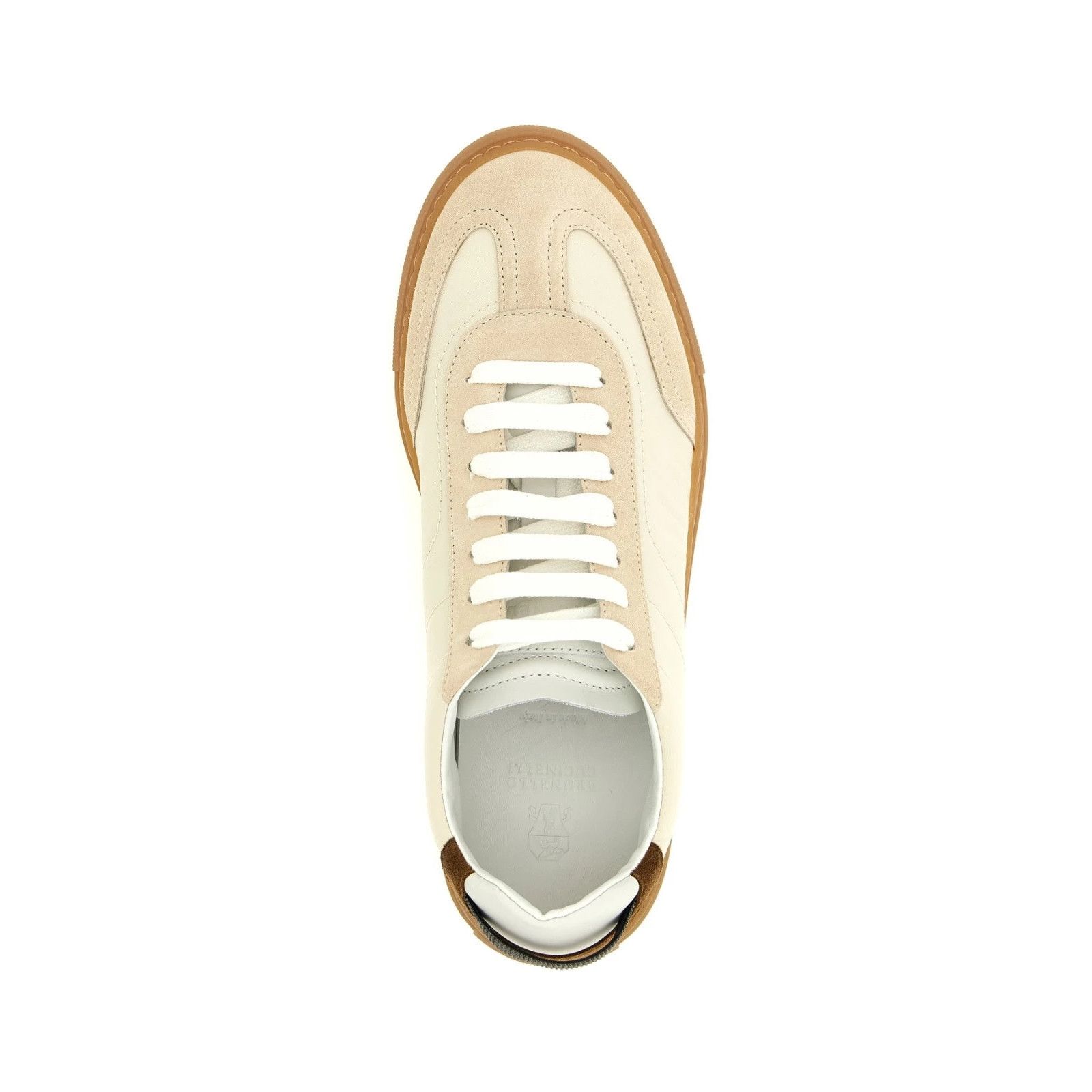 Brunello Cucinelli BRUNELLO CUCINELLI Precious Loop Beige Sneakers New & Authe Size US 9 / IT 39 - 4 Thumbnail