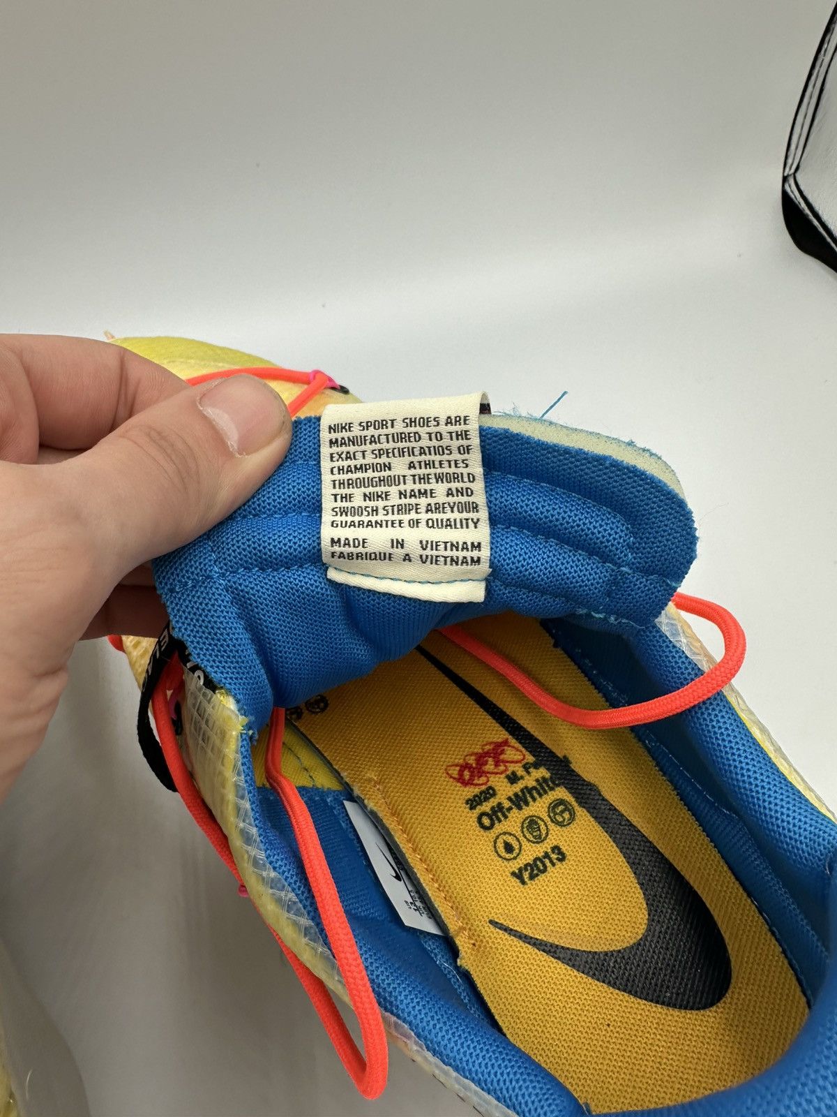 Nike × Off-White Nike X OFF WHITE TRACK SNEAKERS Size US 13 / EU 46 - 8 Thumbnail