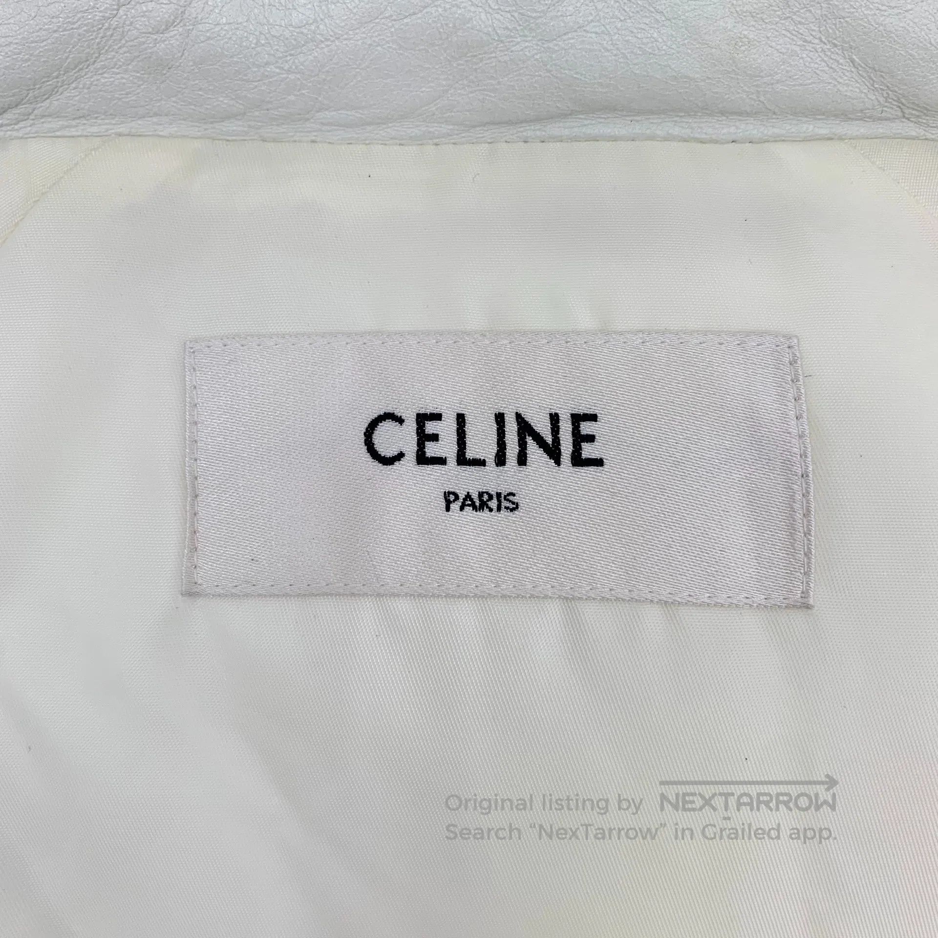 Celine CELINE Beige Sheep Leather Hooded Drawstring Single-breast Size S / US 4 / IT 40 - 5 Thumbnail