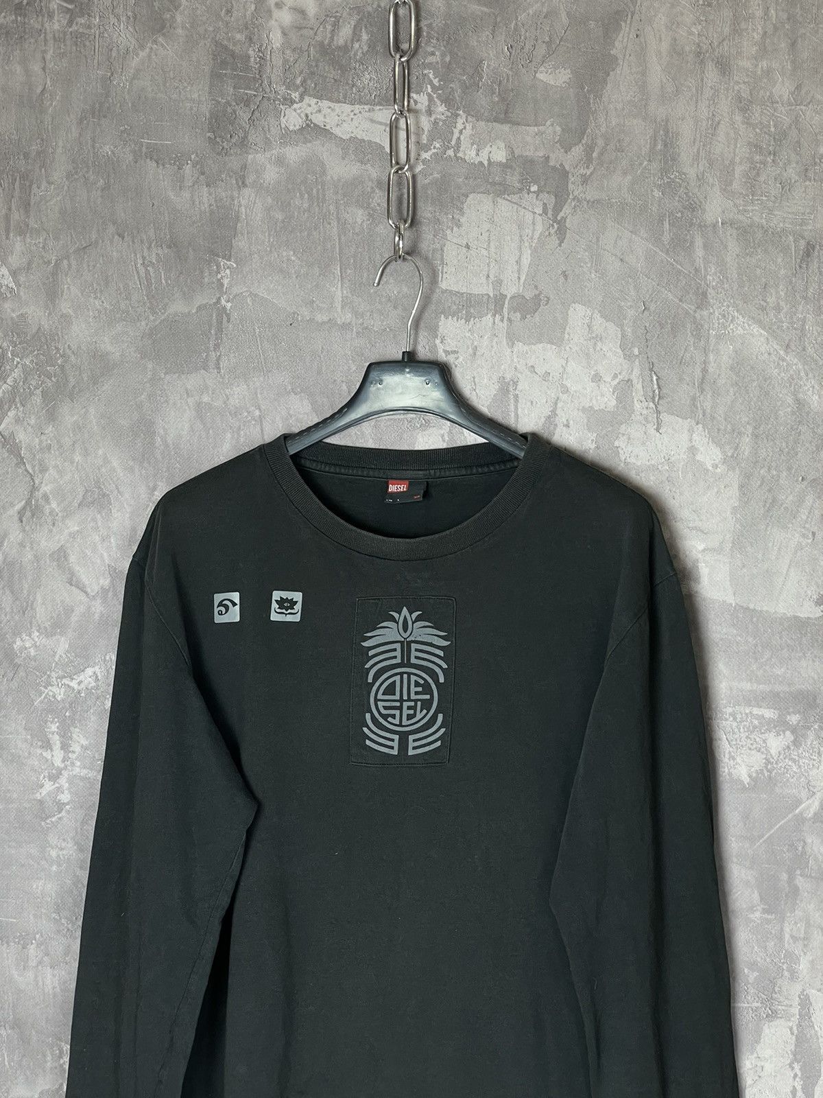 Diesel × Japanese Brand × Vintage Y2K Vintage Diesel Longsleeve T Shirt Archive Hype Size US L / EU 52-54 / 3 - 2 Thumbnail