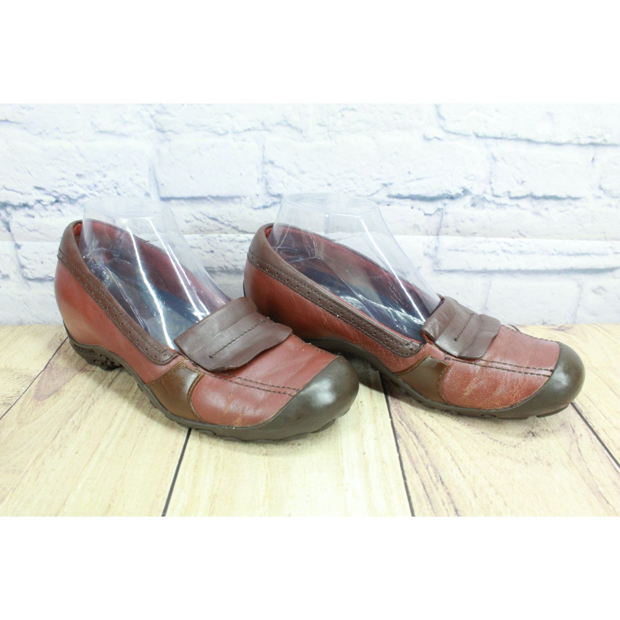 Leather × Merrell Merrell Plaza Women's Leather Slip-On Loafer Shoes Size 8.5 Size US 8.5 / IT 38.5 - 3 Thumbnail