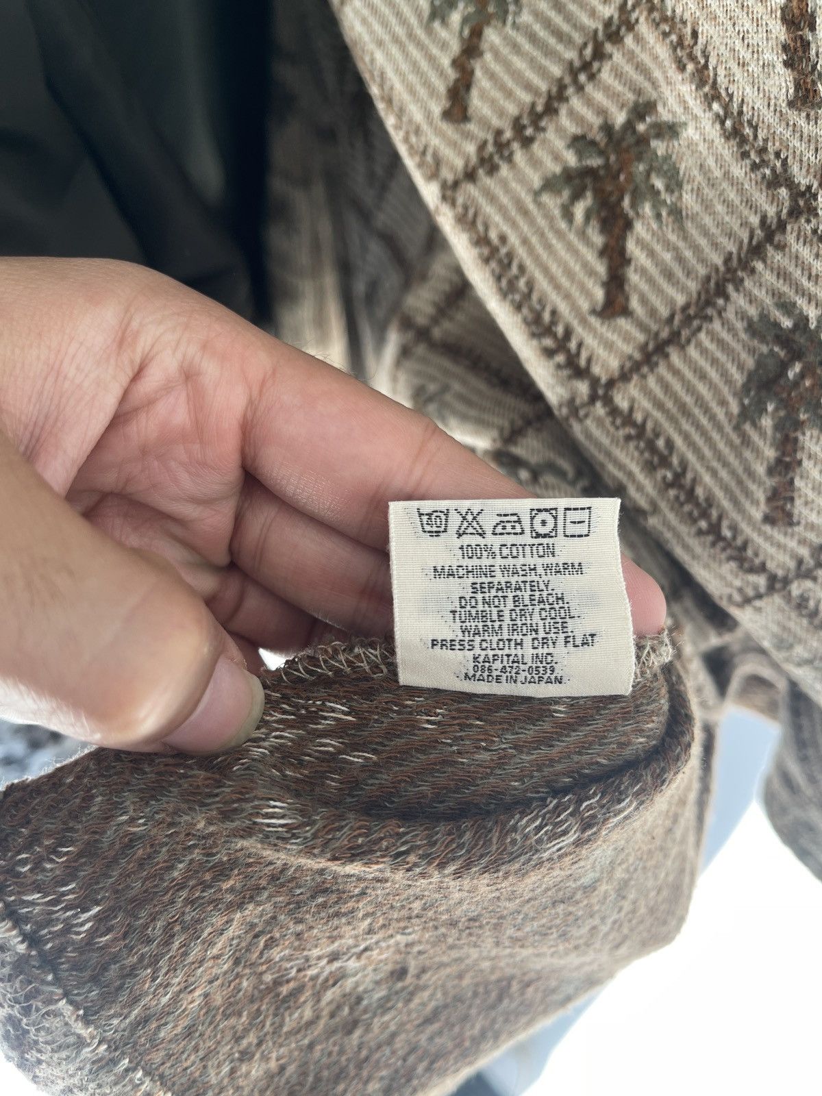Kapital Kapital Palm Grid Drape Top Size US M / EU 48-50 / 2 - 8 Thumbnail