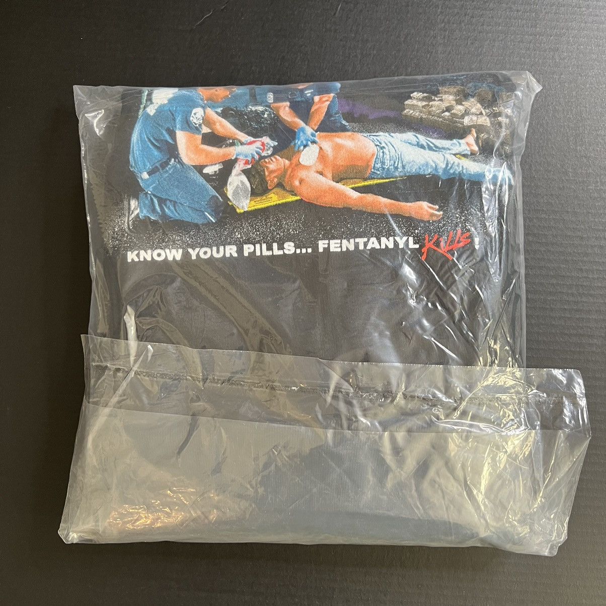 Designer Blazzys Nothing Personal Say No To Fentanyl Hoodie - Black L Size US L / EU 52-54 / 3 - 4 Thumbnail