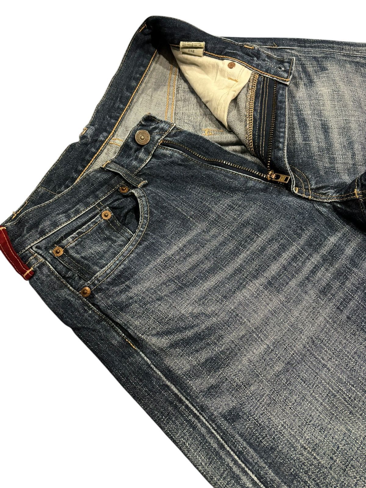 Levi's × Vintage Y2k Vintage Levi’s Lot 510 Japan Faded Straight Cut Jeans Size US 28 / EU 44 - 4 Thumbnail