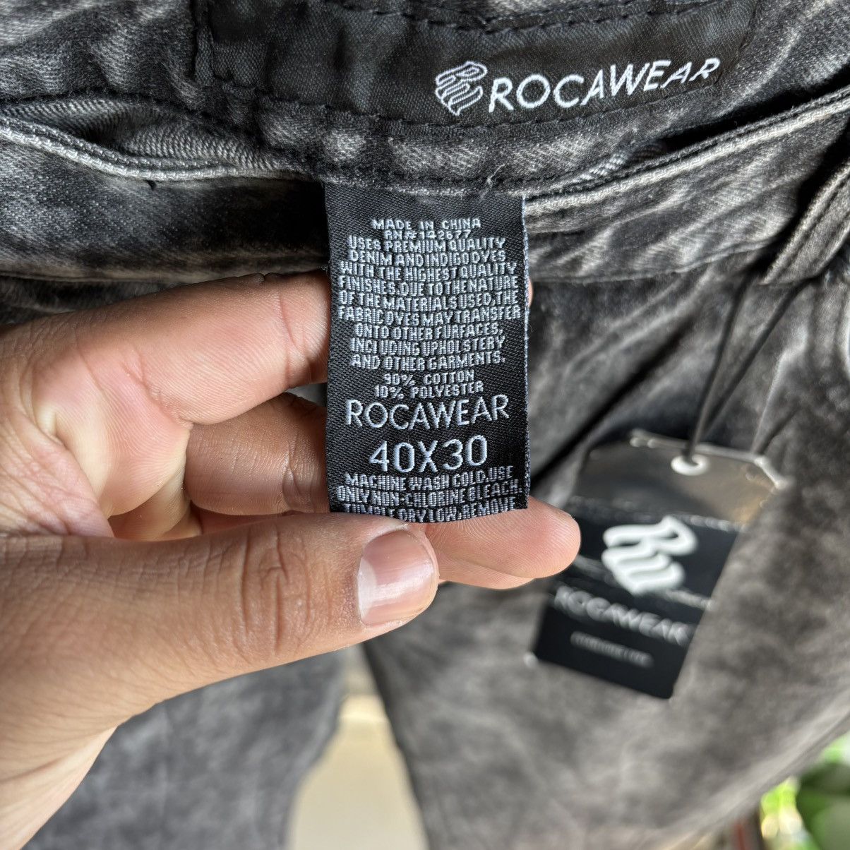 Rocawear Rocawear Jenas Men Size 40x30 Washed Black Straight Fit NEW Size US 40 / EU 56 - 9 Thumbnail