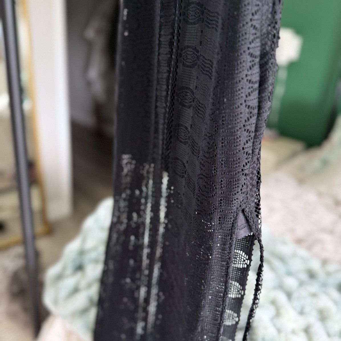 For Love & Lemons For Love and Lemons x Revolve Black Lace Maxi Dress | Small Size S / US 4 / IT 40 - 7 Thumbnail