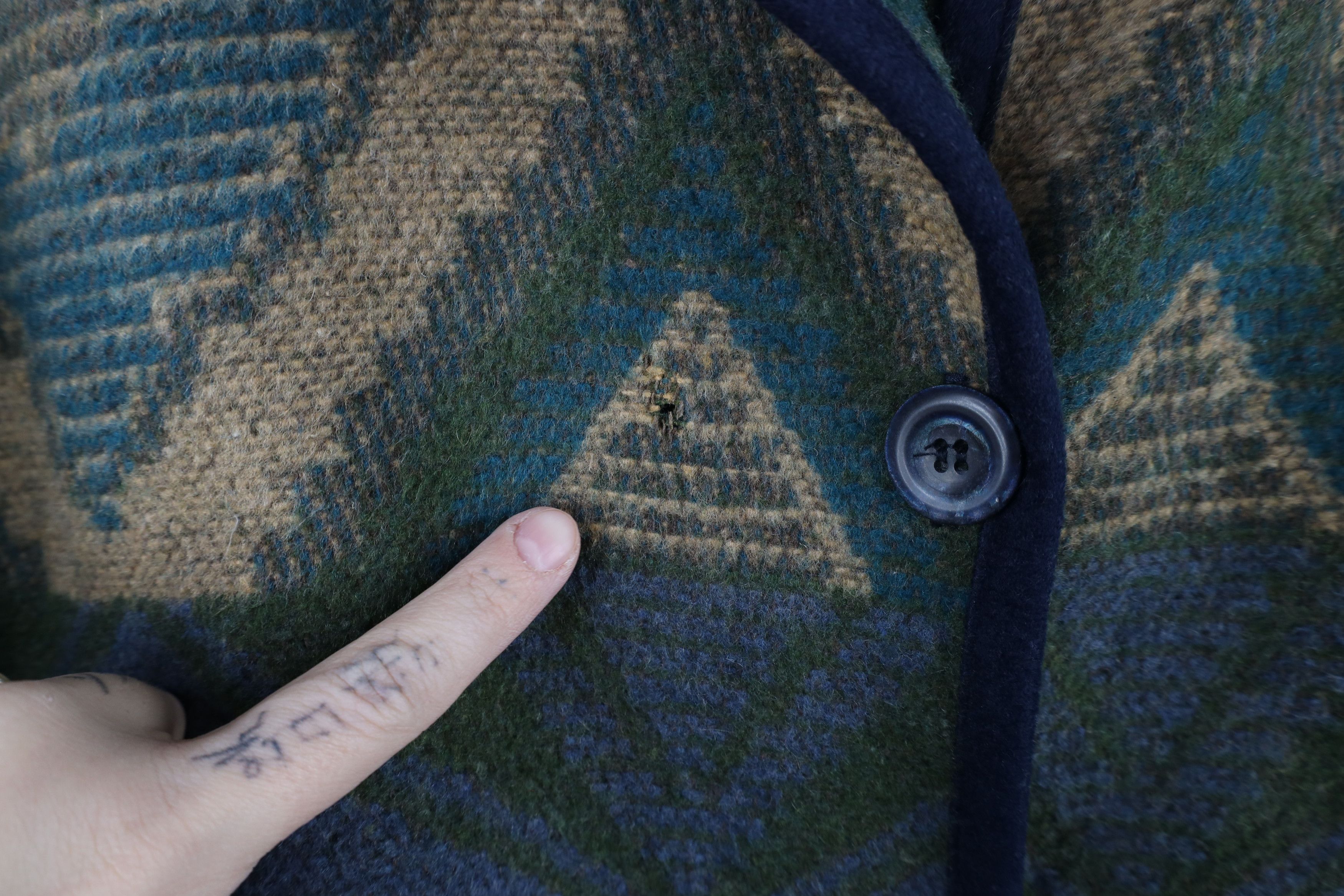 Vintage Vintage 90s Streetwear Southwestern Blanket Button Jacket Size L / US 10 / IT 46 - 4 Thumbnail