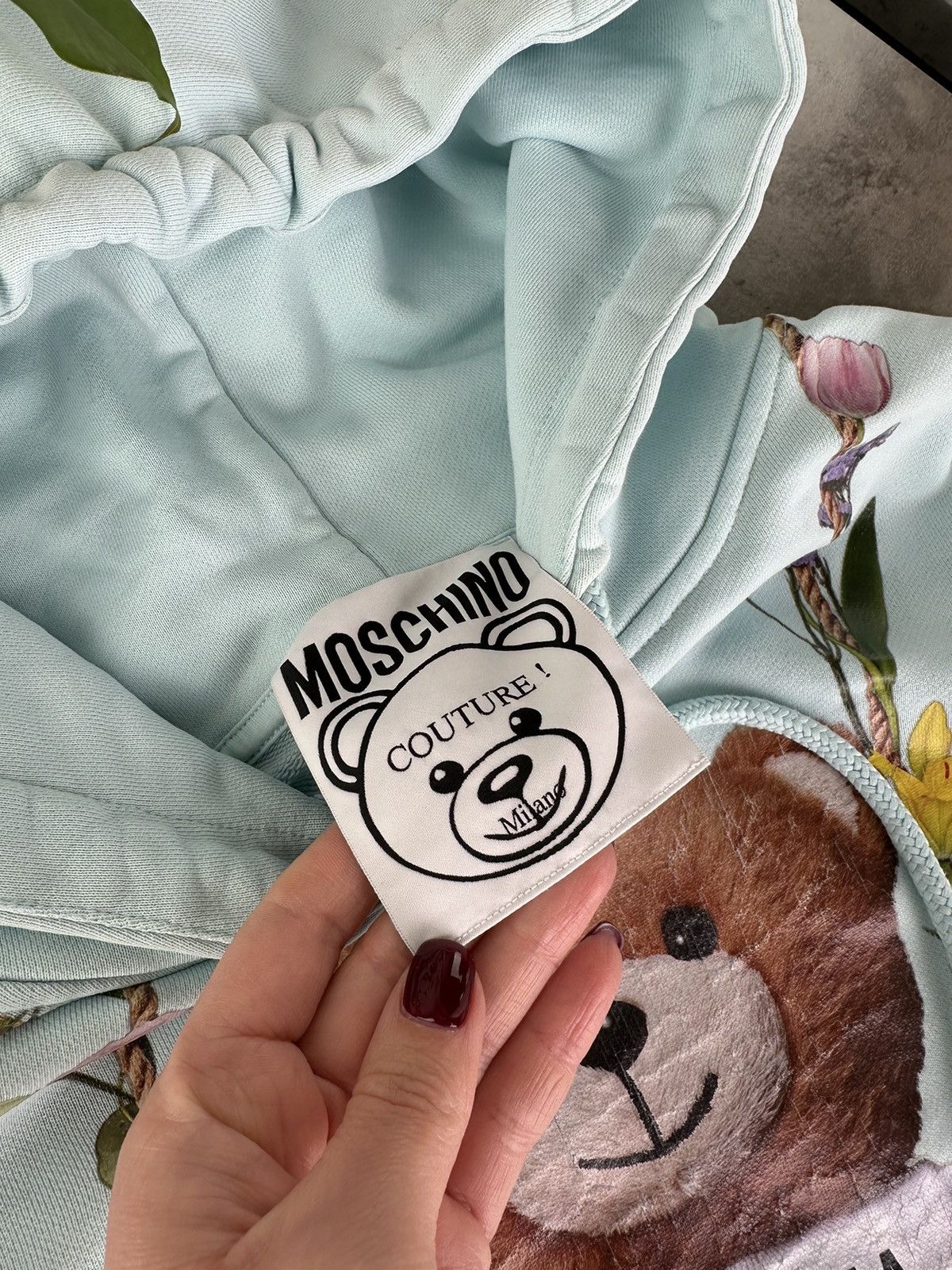 Moschino Moschino Printed Hoodie Size S / US 4 / IT 40 - 2 Thumbnail