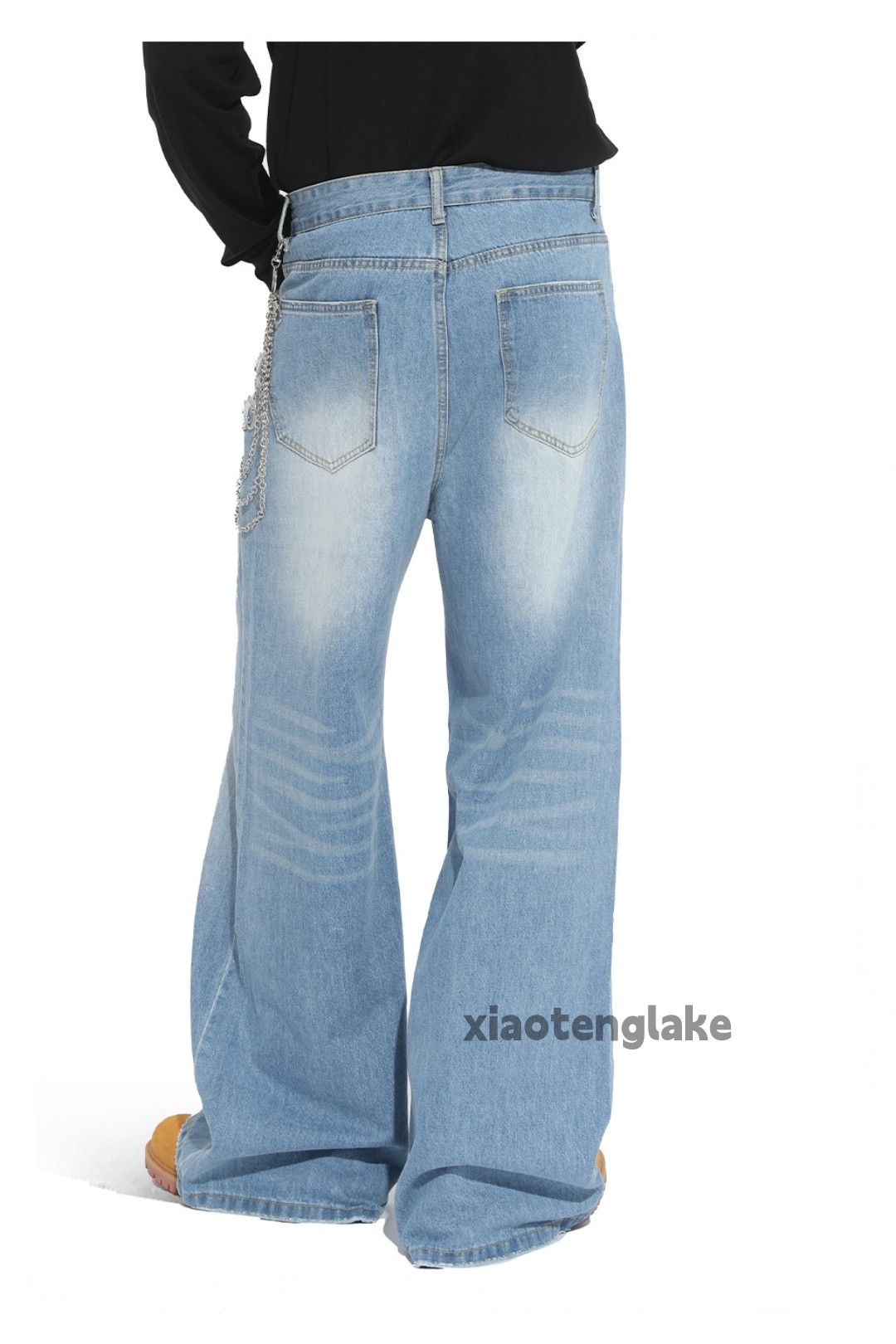 Jean xz vintage washed faded cleanfit yuppie bootcut jeans Size US 30 / EU 46 - 2 Thumbnail