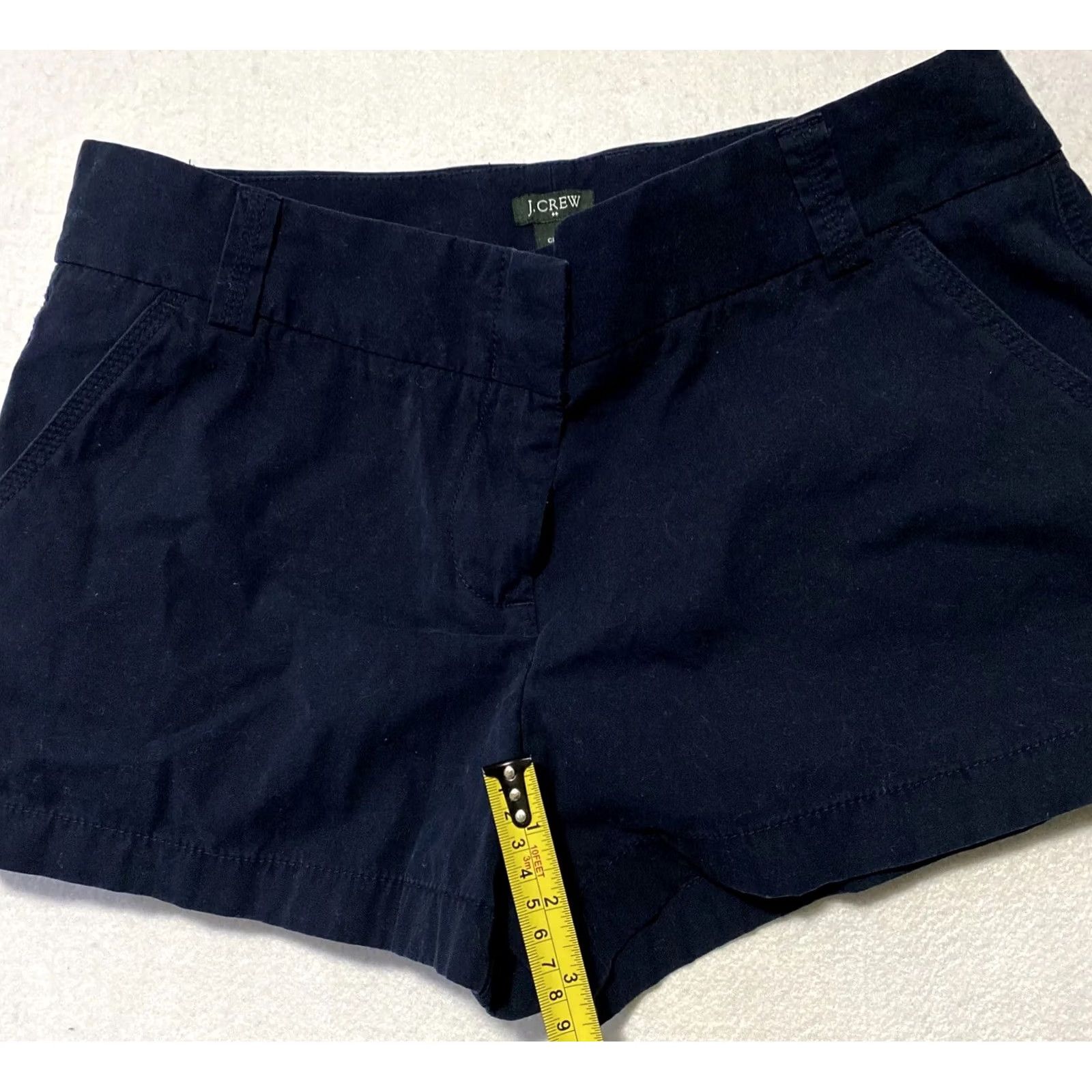 J.Crew J.CREW Shorts Womens Size 8 Navy Blue City Fit 100% Cotton / 29-37 Size 30" / US 8 / IT 44 - 7 Thumbnail
