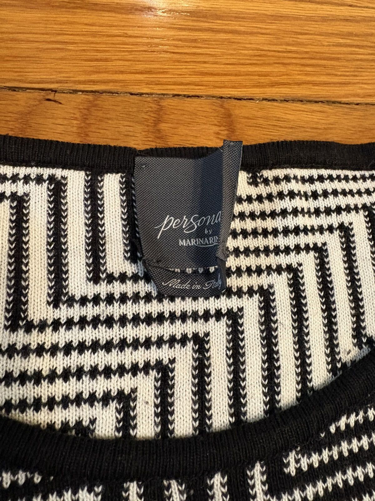 Marina Rinaldi Max Mara Black & White sweater Size M / US 6-8 / IT 42-44 - 4 Thumbnail