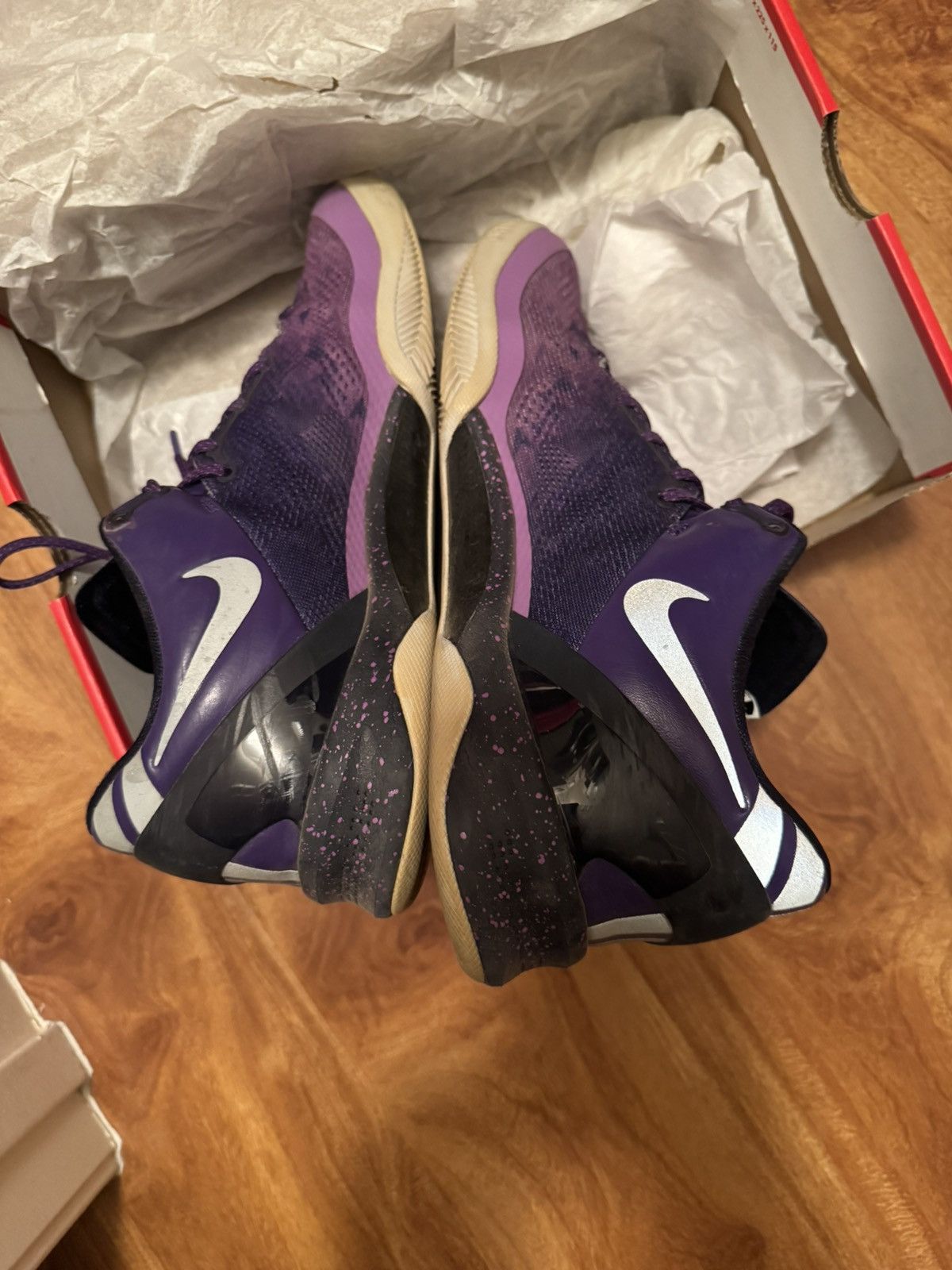 Nike Kobe 8 Court Purple Size US 11.5 / EU 44-45 - 4 Thumbnail