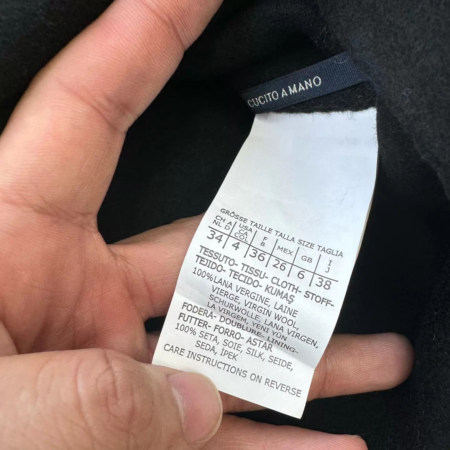 Max Mara MaxMara Black Cashmere Coat Size 34 Like New Size S / US 4 / IT 40 - 4 Thumbnail