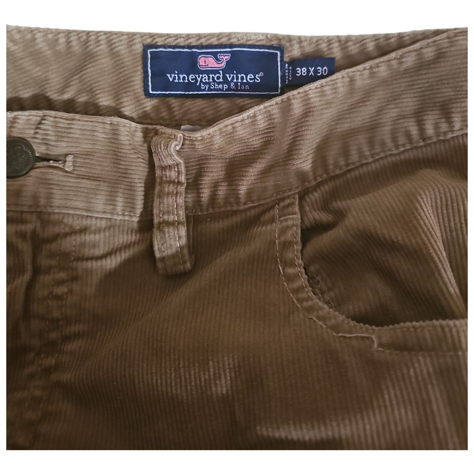 Vineyard Vines Vineyard Vines Tan Corduroy Pants 38x30 Size US 38 / EU 54 - 5 Thumbnail