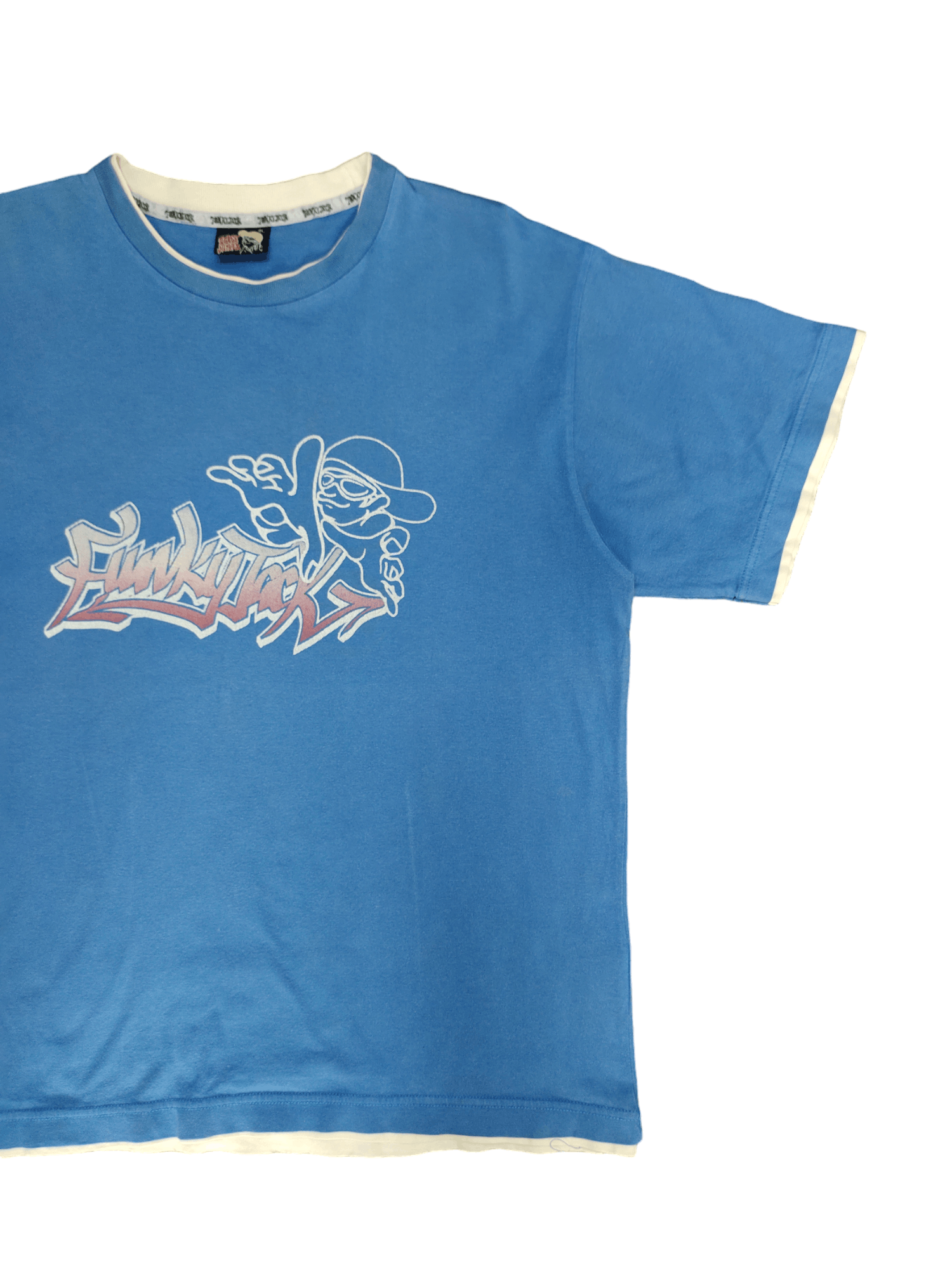 JNCO Vintage Funky Jack Grass Hither Streetwear Hip Hop T-Shirt Size US L / EU 52-54 / 3 - 5 Thumbnail
