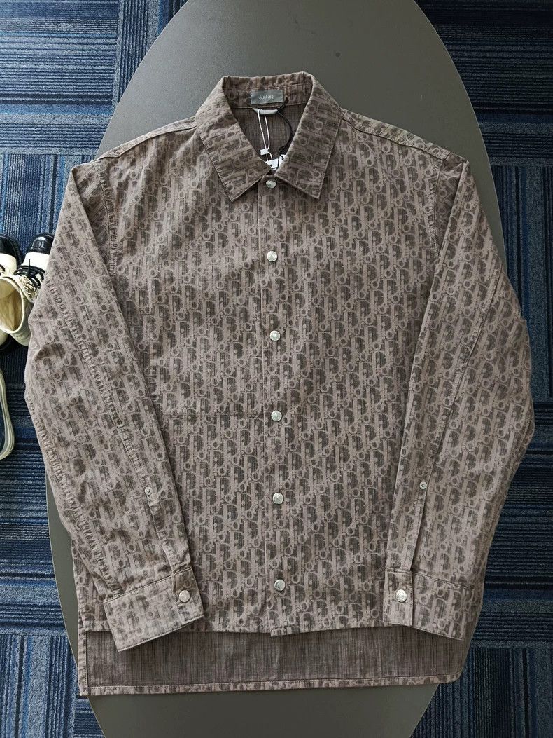 Dior Dior Full-printed logo shirt 2504-Nextarrow Size US S / EU 44-46 / 1 - 1 Thumbnail