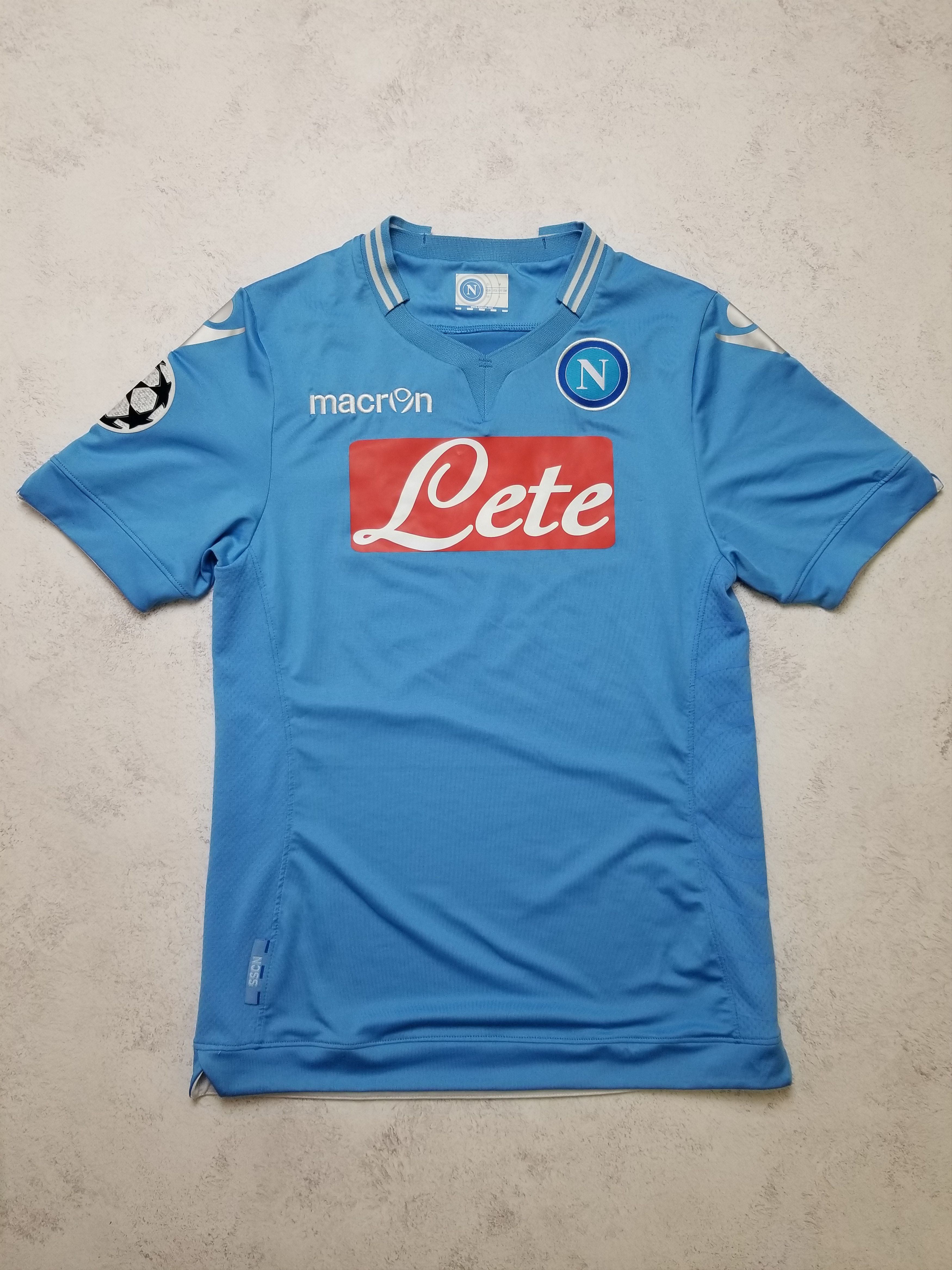Macron 2013-14 SSC Napoli Football Shirt Jersey