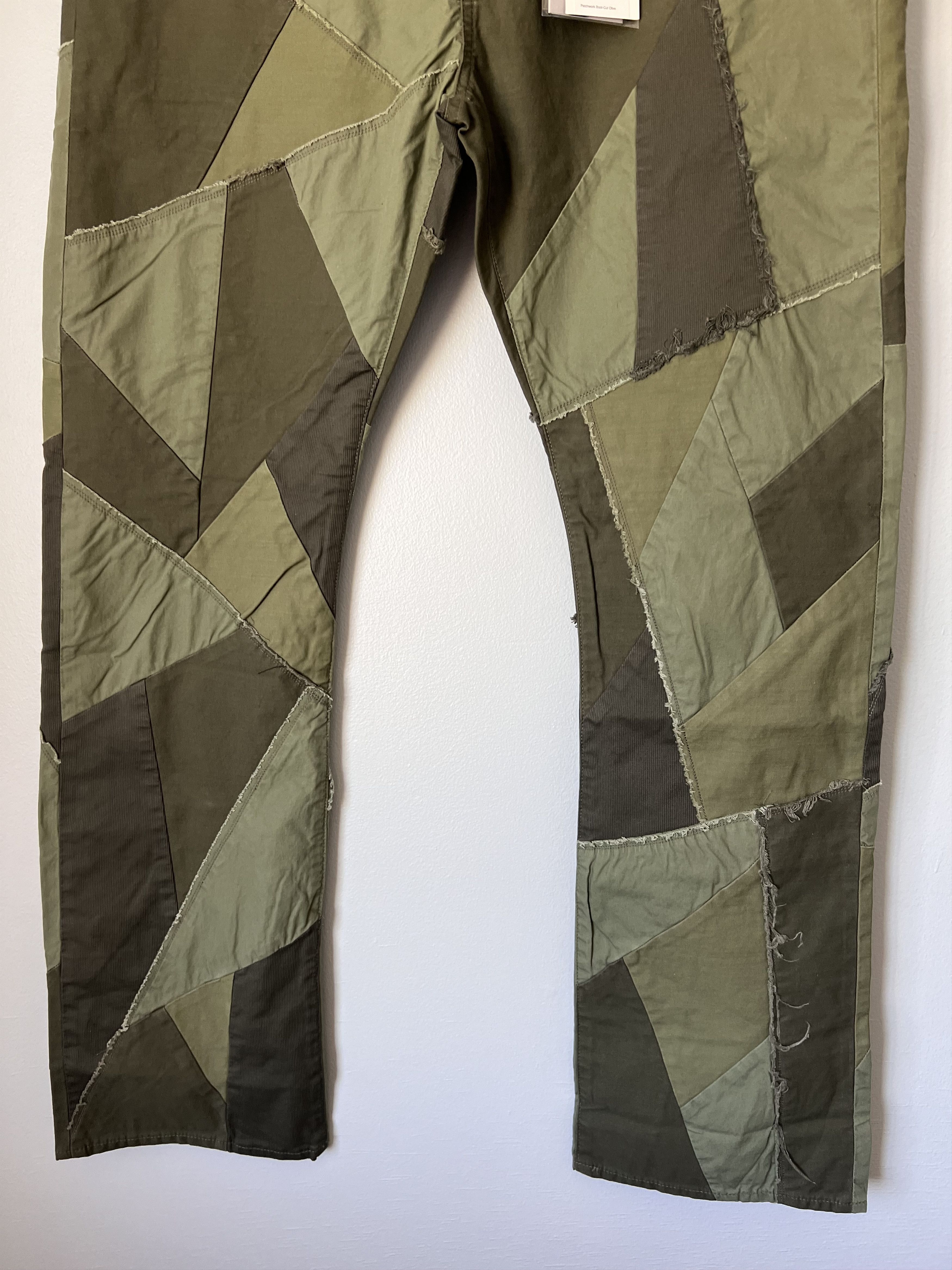 John Elliott Japan Patchwork Boot Cut Pants Size US 36 / EU 52 - 3 Thumbnail