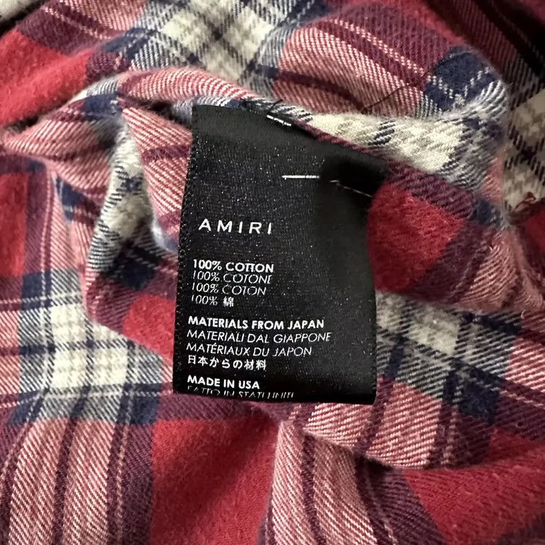Amiri Amiri 16SS red plaid shirt 2501-Nextarrow Size US S / EU 44-46 / 1 - 4 Thumbnail