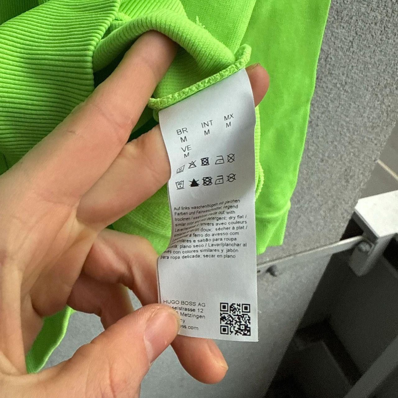 Hugo Boss Hugo Boss Crewneck Sweatshirt Neon Yellow Logo Size US M / EU 48-50 / 2 - 6 Thumbnail