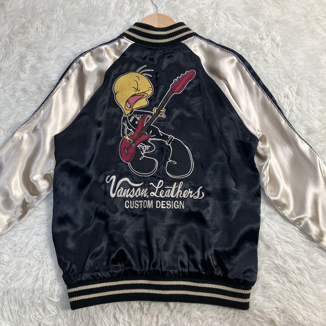 Vanson Leathers Looney Tunes vanson reversible Sukajan skeleton jacket Toyo Size US L / EU 52-54 / 3 - 2 Thumbnail