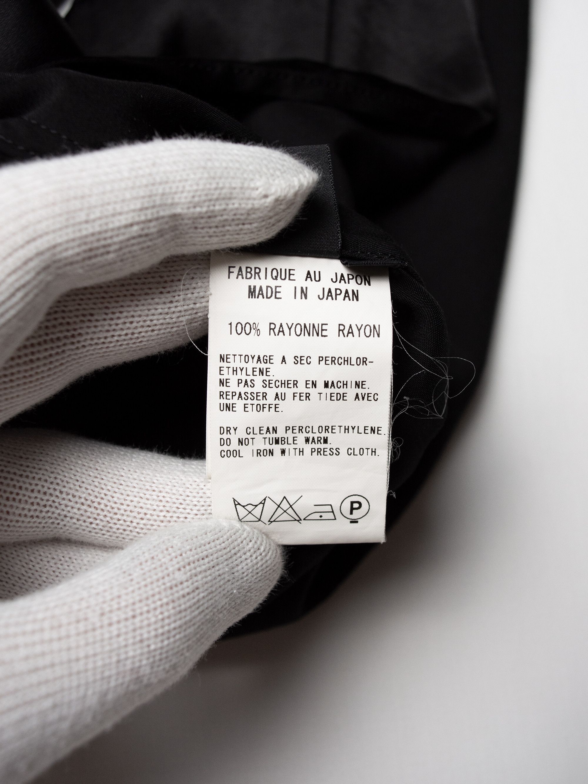 Yohji Yamamoto Y's by Yohji Yamamoto SS04 rayon draped button-up tank top Size L / US 10 / IT 46 - 6 Thumbnail