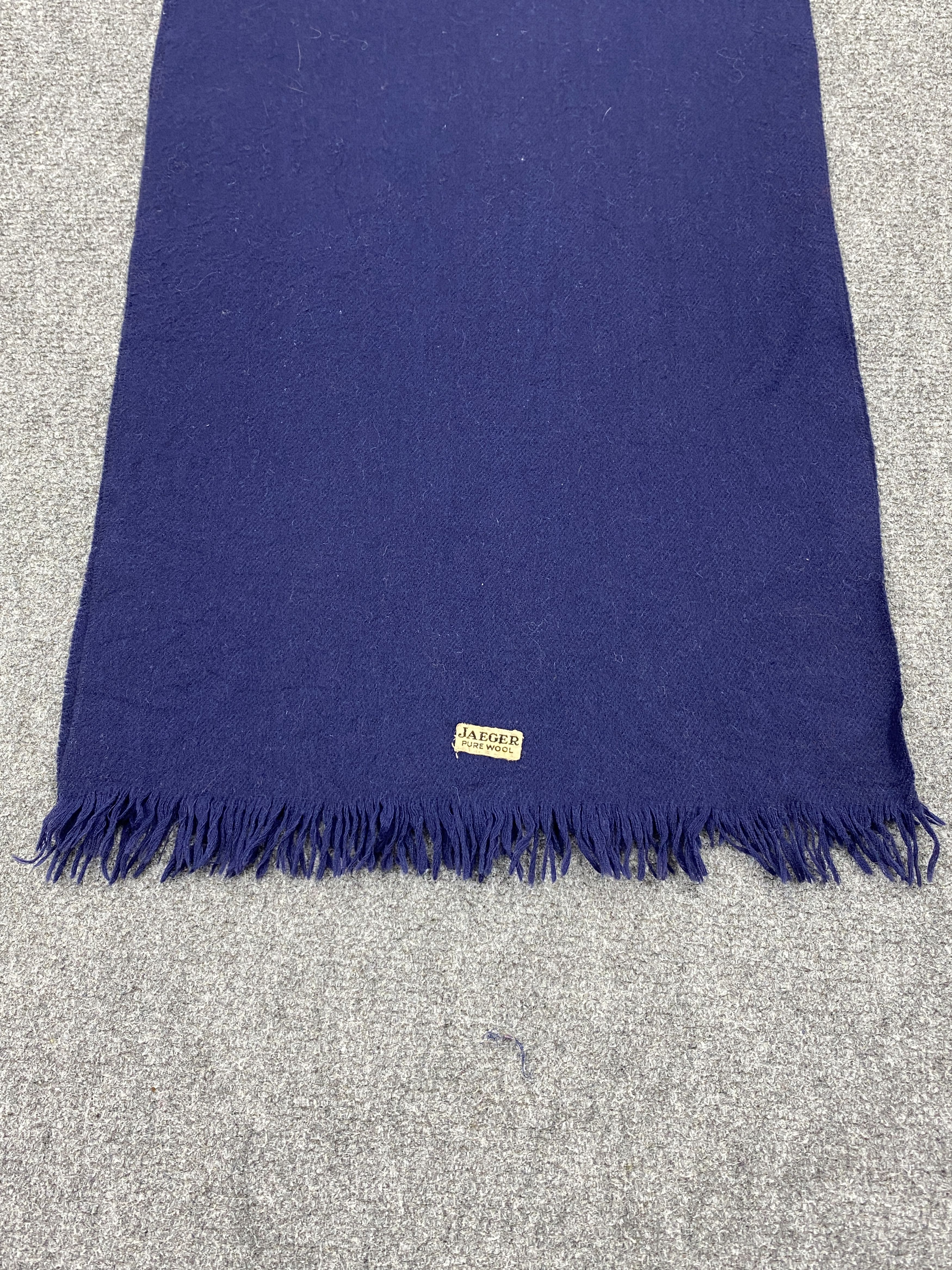 Jaeger Vintage Jaeger Wool Scarf / Muffler / Neckwear - SC0032 Size ONE SIZE - 5 Thumbnail