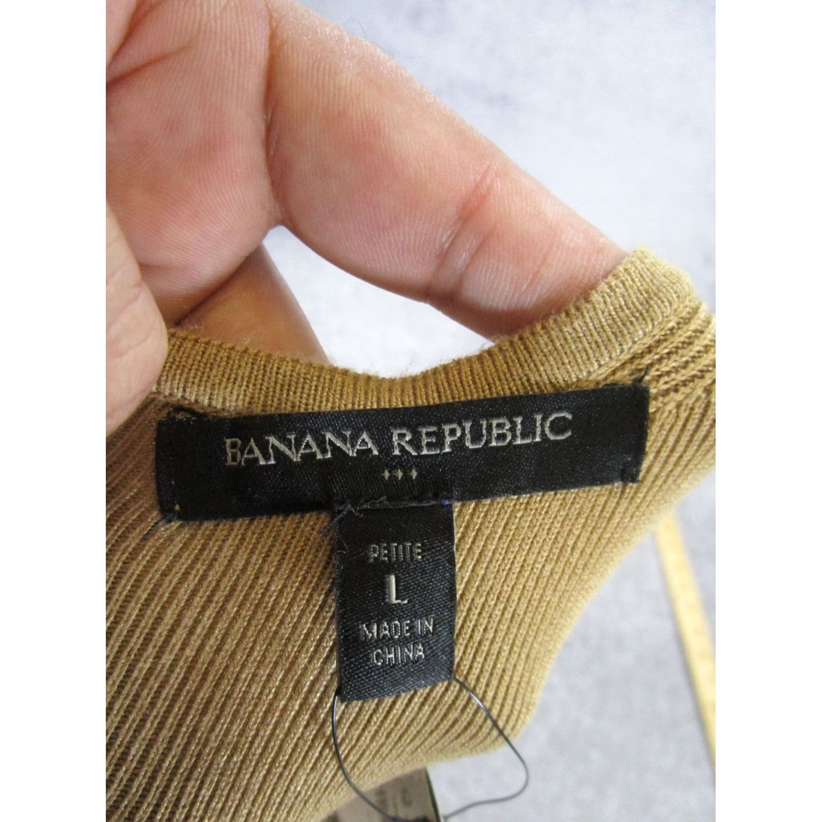 Banana Republic Banana Republic Dress Womens L Brown Shift Petites Single Shoulder Midi NEW Size L / US 10 / IT 46 - 7 Thumbnail