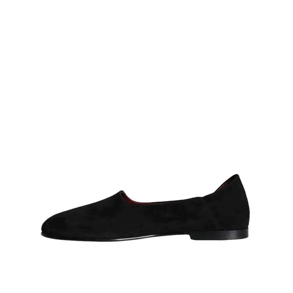 Dolce & Gabbana o1y0125 Logo Loafers in Black Size US 7 / EU 40 - 2 Thumbnail