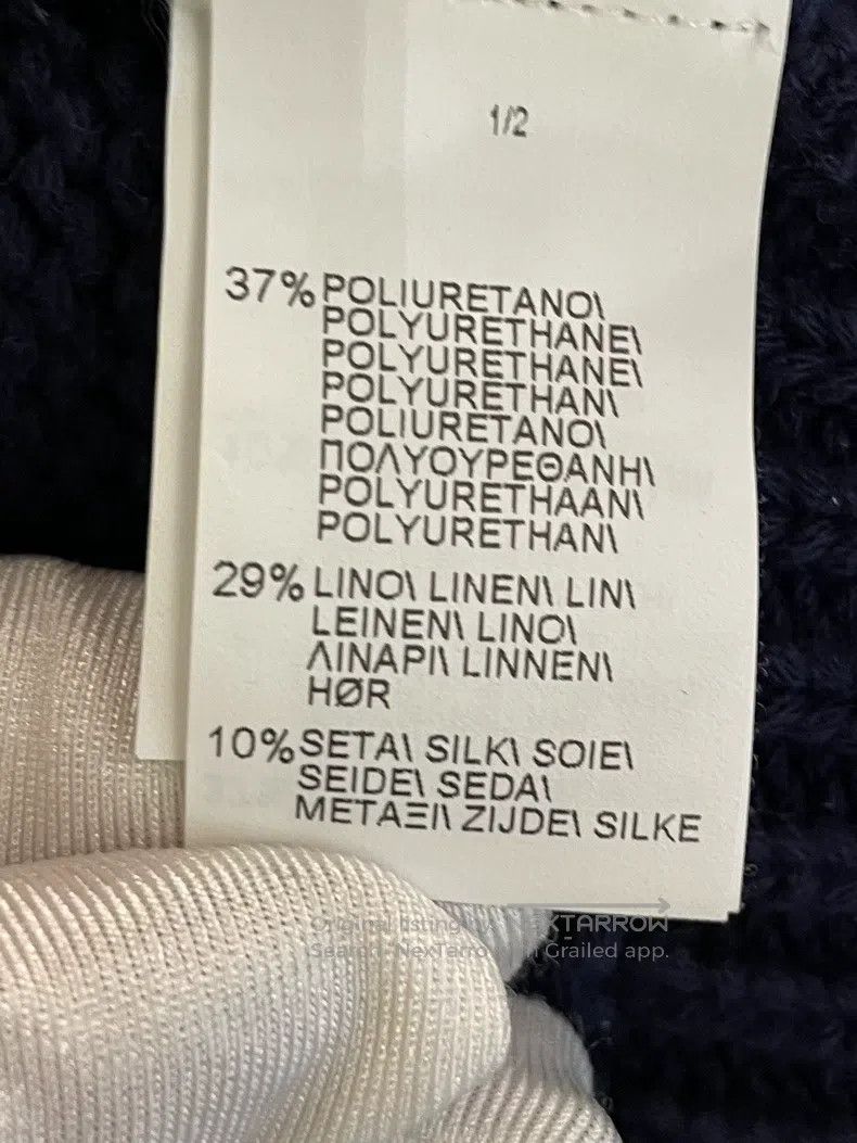 Brunello Cucinelli Brunello Cucinelli Striped Linen Long Sleeve Cardigan Size M / US 6-8 / IT 42-44 - 3 Thumbnail