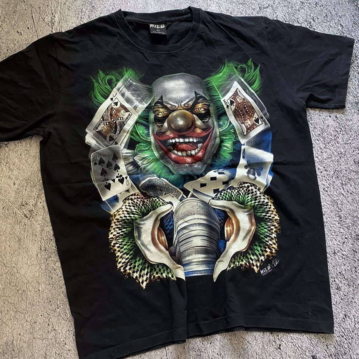 DC Comics × Vintage Vintage Joker Batman Big Logo Tshirt 3D Print Face Size US M / EU 48-50 / 2 - 5 Thumbnail