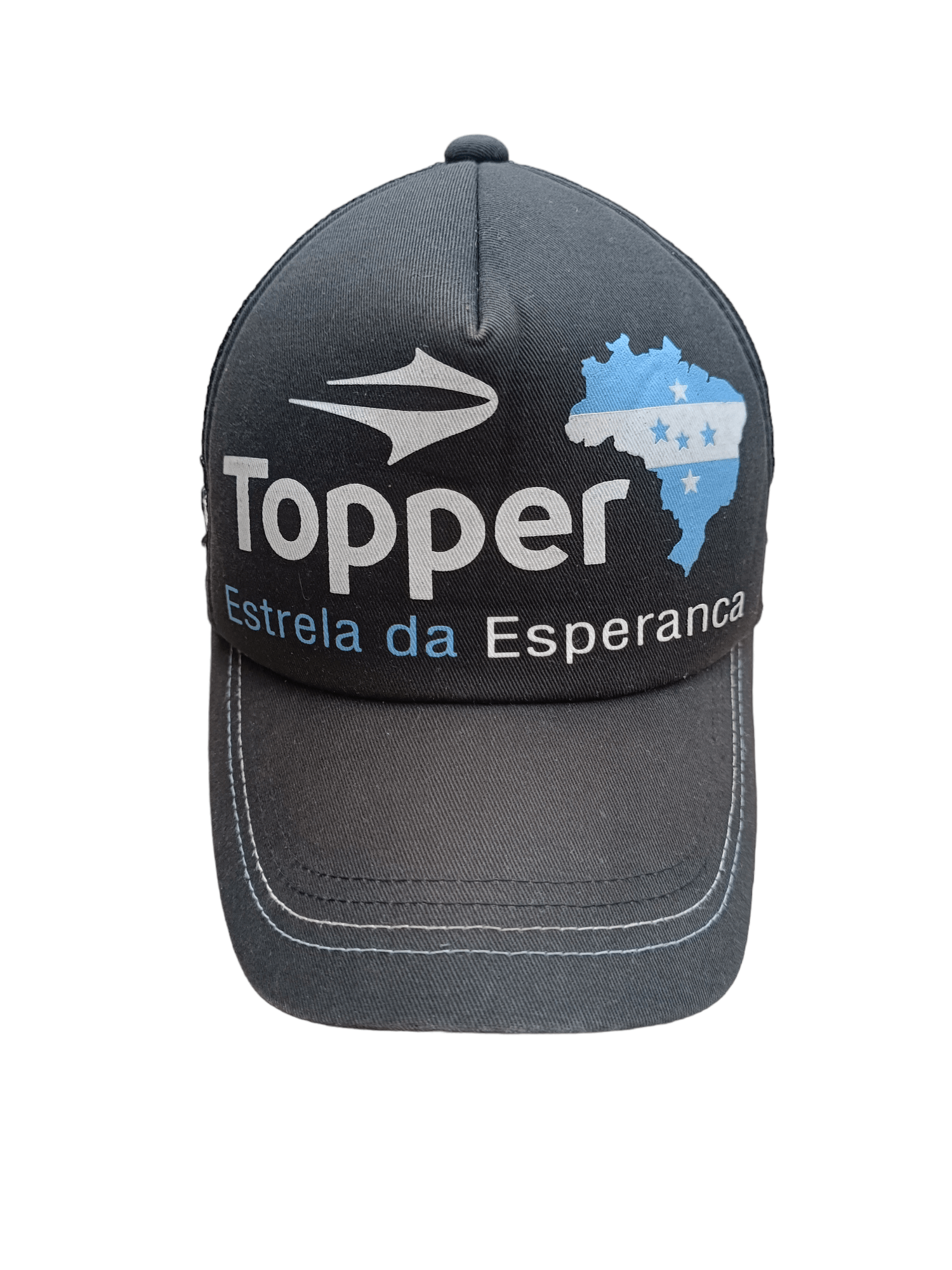 image of Vintage Topper Estrela Da Esperanca Trucker Cap in Black, Men's