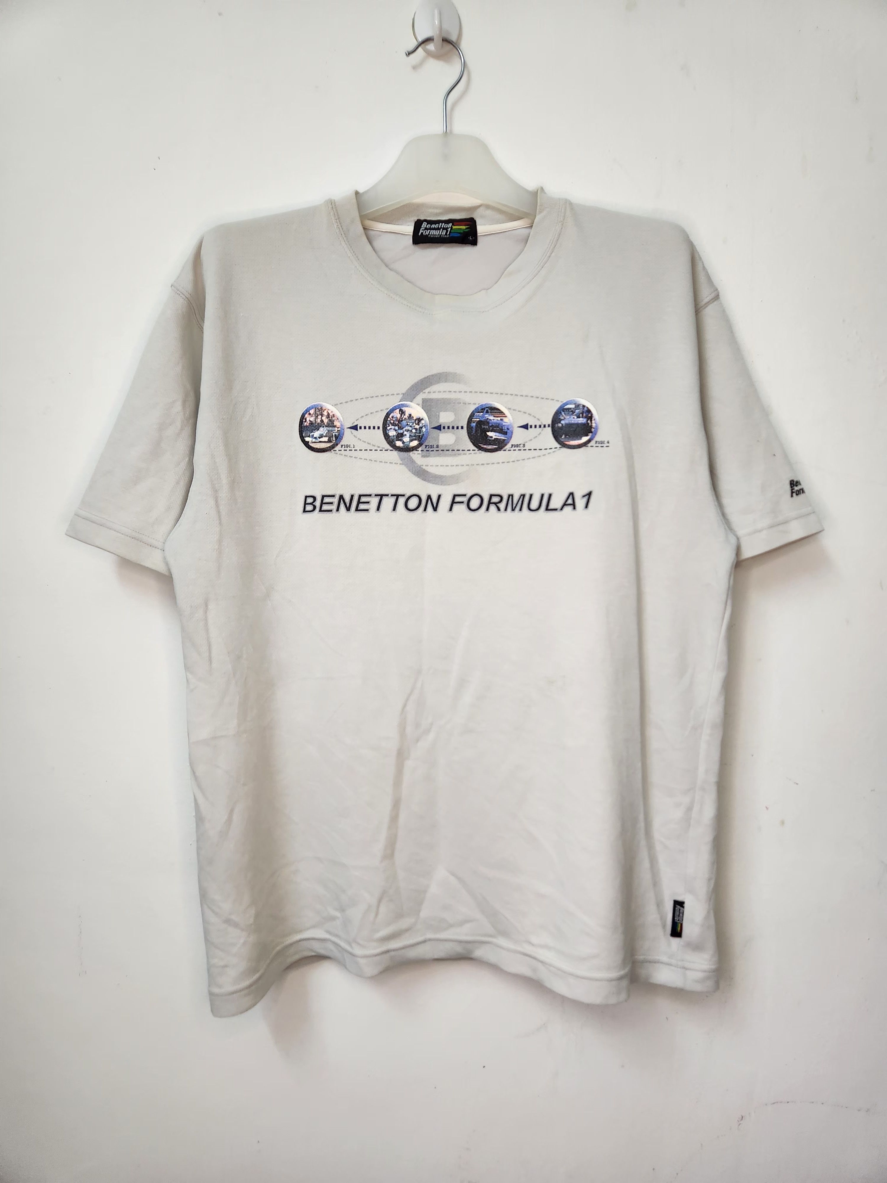 United Colors Of Benetton Benetton Formula 1 Grey Shirt Size US L / EU 52-54 / 3 - 1 Thumbnail