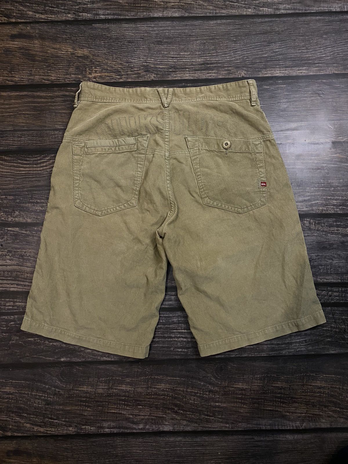 Quiksilver × Vintage Quicksilver velour bunny rap shorts big logo Size US 33 - 1 Thumbnail