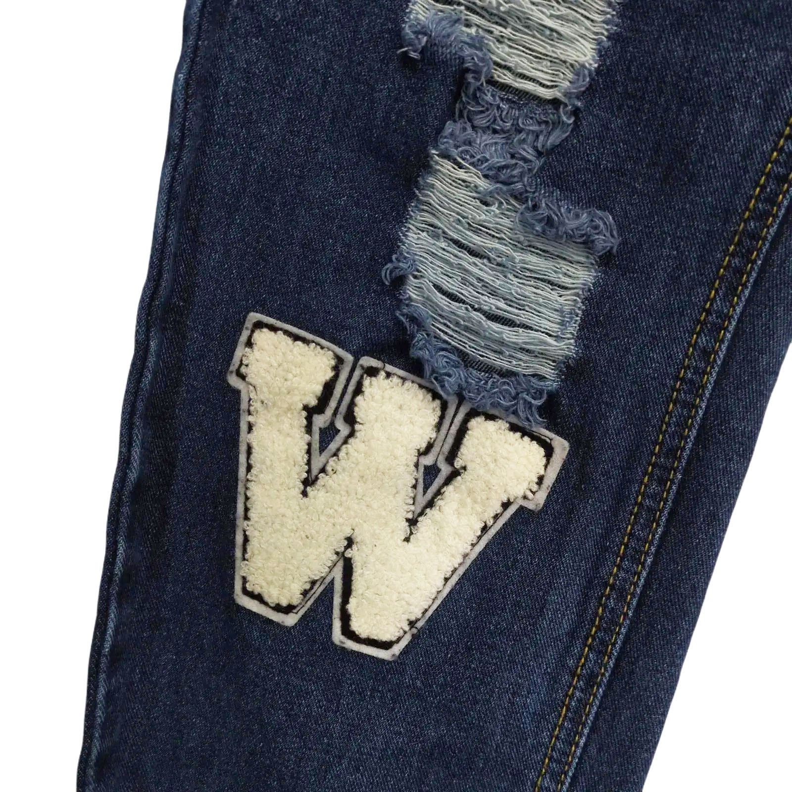 GB GB18401-2010 Classic B Men's 32x31 Distressed Bleach Jeans Size US 32 / EU 48 - 4 Thumbnail