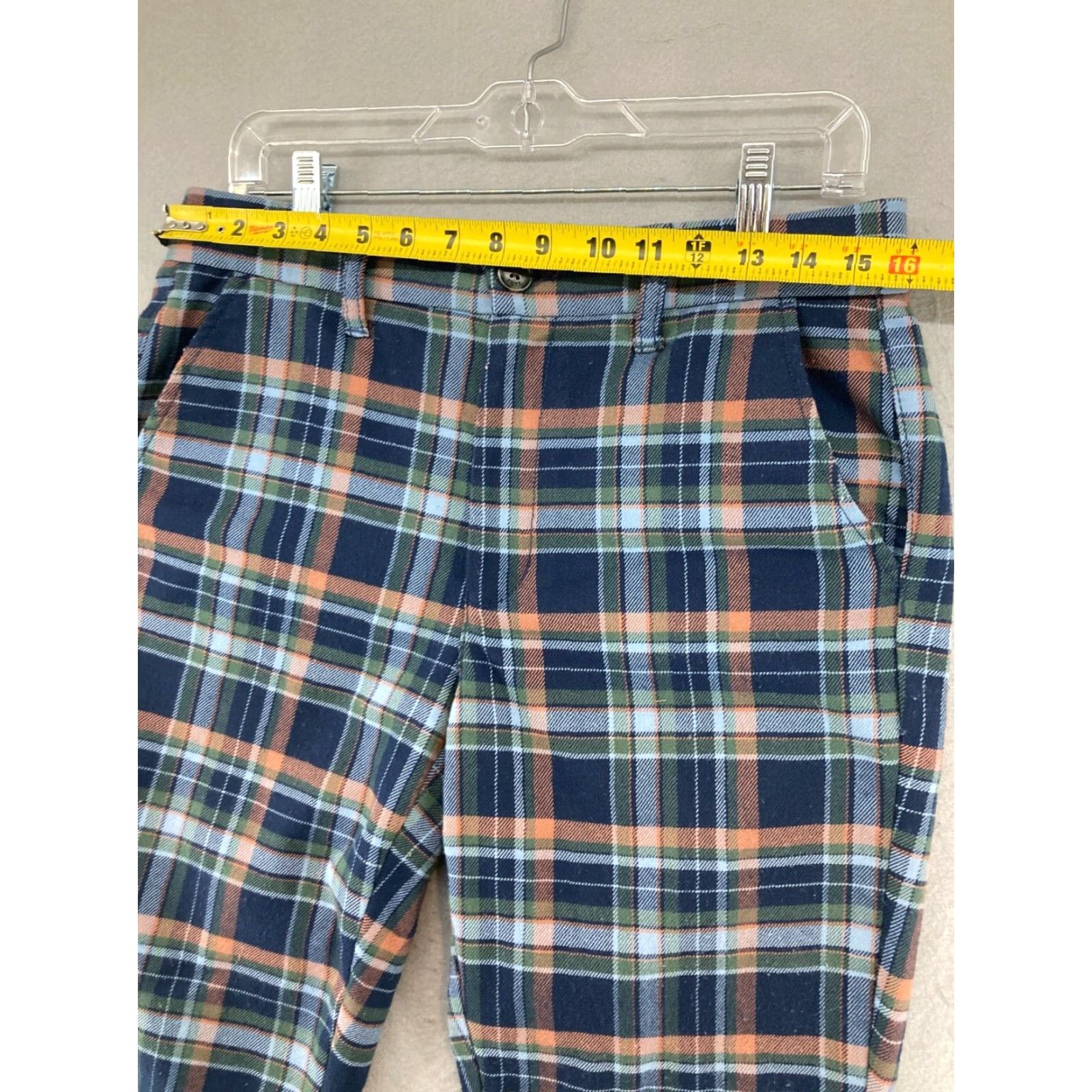 American Eagle Outfitters American Eagle Outfitters Womens Pants 8 REG Plaid Jegging Super Stretch Preppy Size 30" / US 8 / IT 44 - 2 Thumbnail