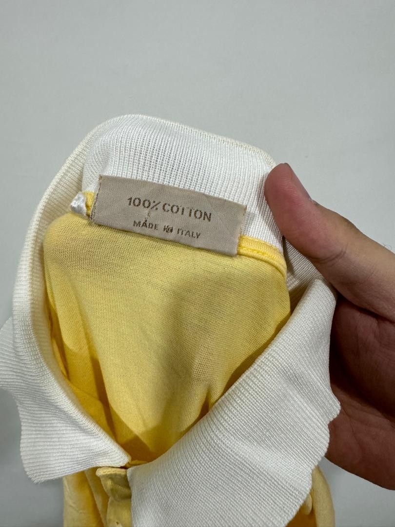 Longchamp Vintage 80s Longchamp Pocket Polo Tee Size US L / EU 52-54 / 3 - 8 Thumbnail
