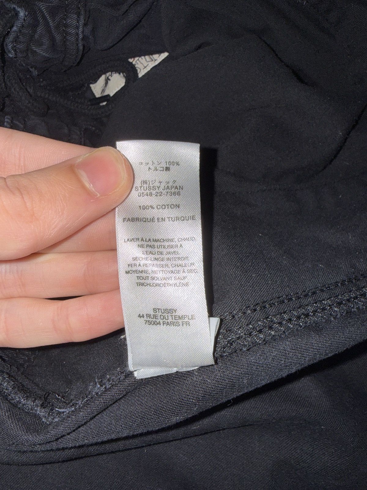 Stussy Stüssy “Basic Style” Black Pants Size US 32 / EU 48 - 4 Thumbnail