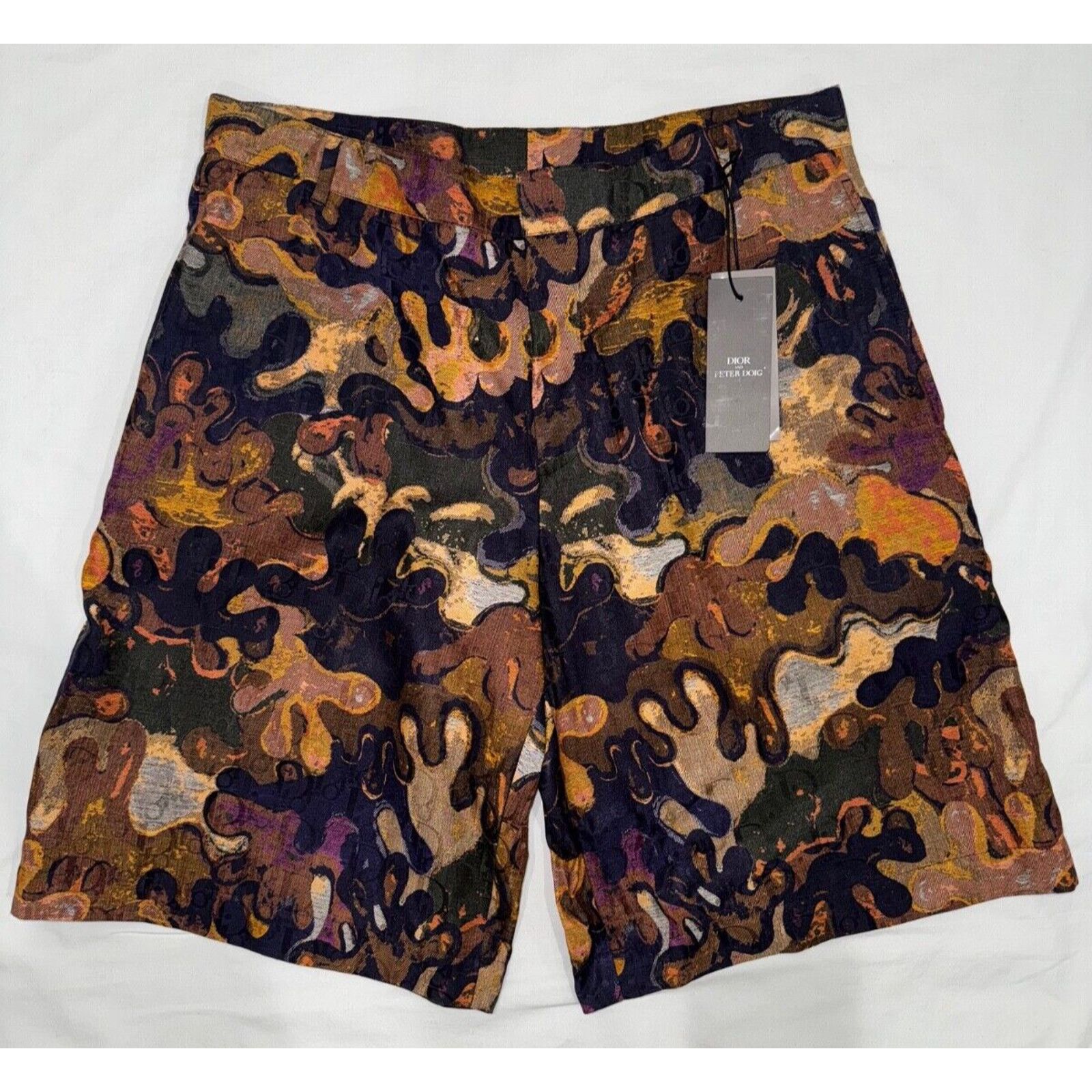 Dior Dior And Peter Doig Silk Cotton Camouflage Oblique Jacquard Size US 34 / EU 50 - 2 Thumbnail