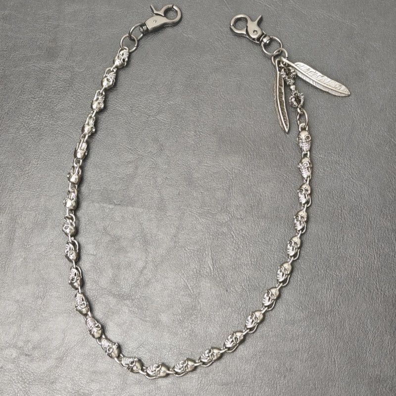 Japanese Brand × Vintage Japanese Peripheral Skull and Feather Goth Waist Chain Size ONE SIZE - 2 Thumbnail
