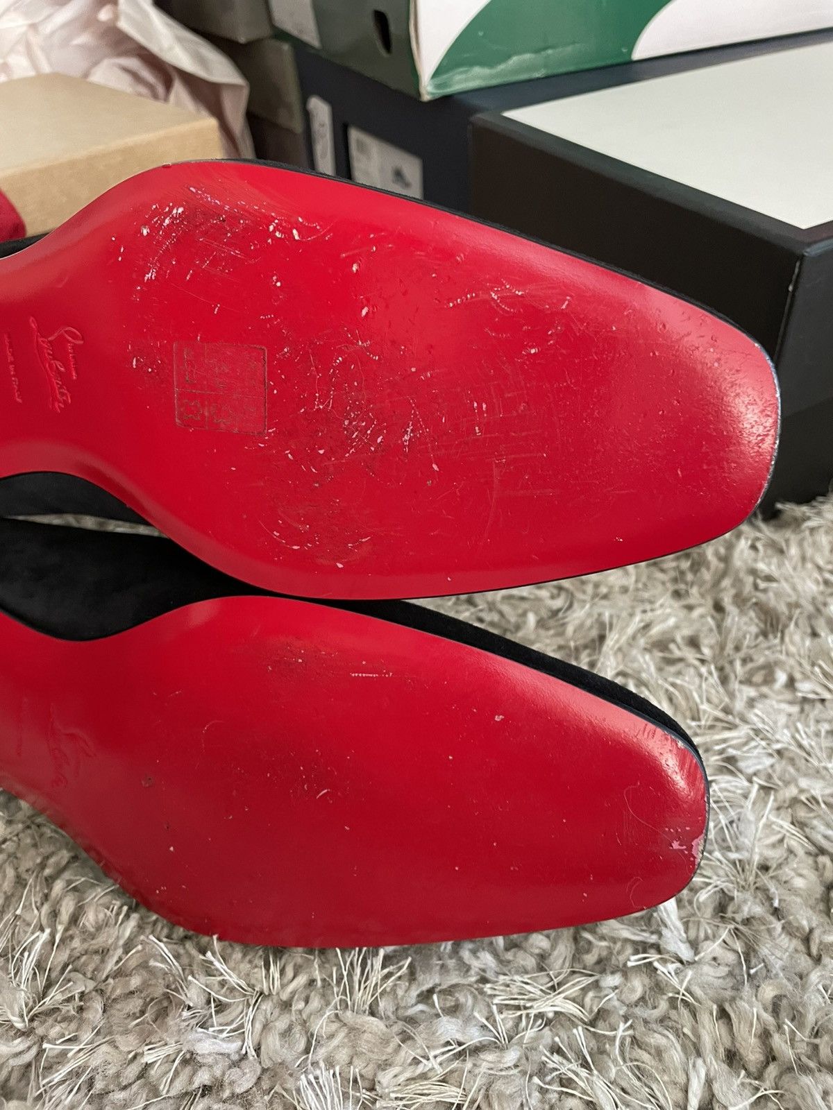 Christian Louboutin Christian Louboutin Dandelion Black Suede Size US 11 / EU 44 - 13 Thumbnail